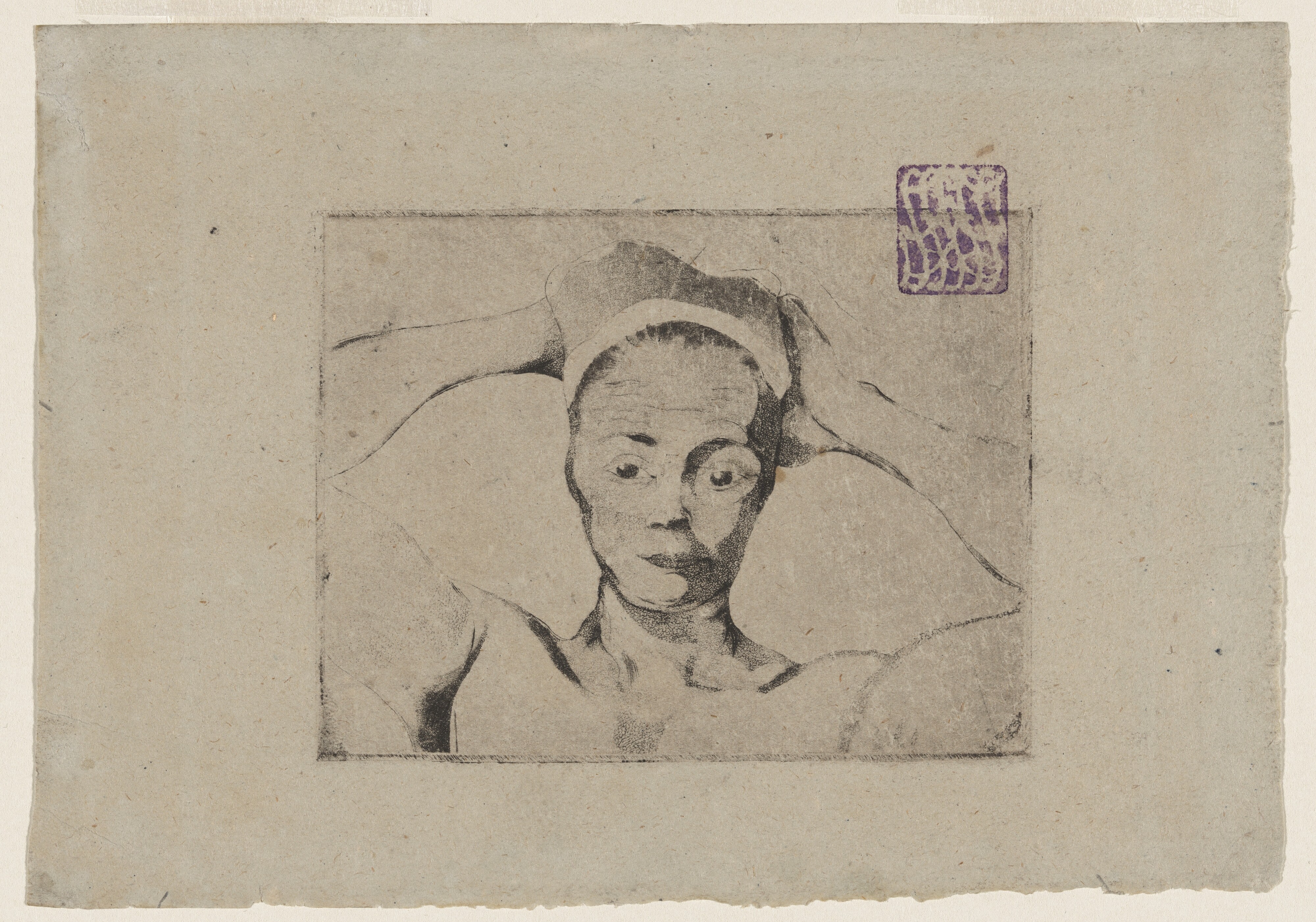 Nude with Hands Behind Her Head (Nue avec les mains derrières la tête)