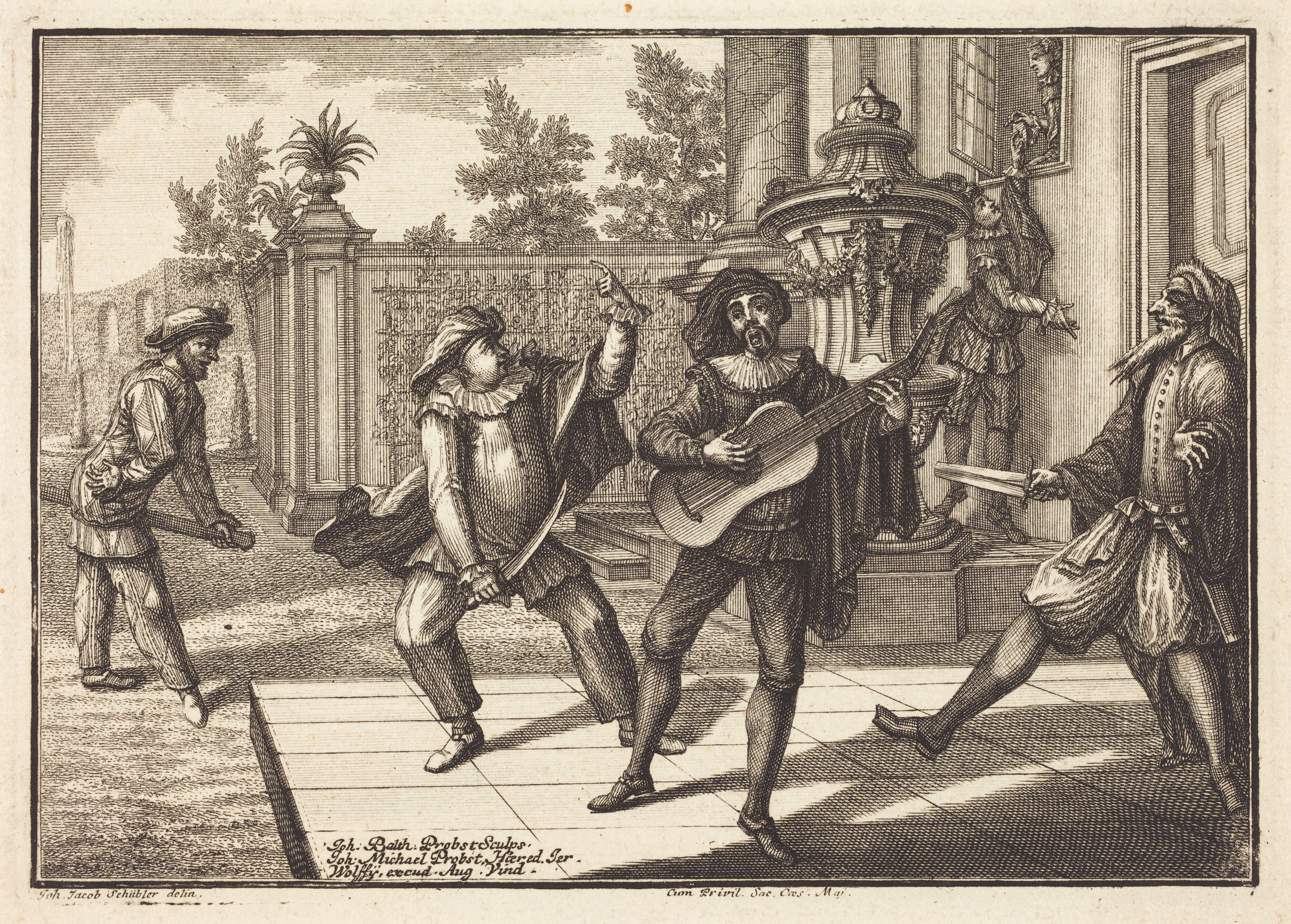 Scaramouche Distracts Pantalon