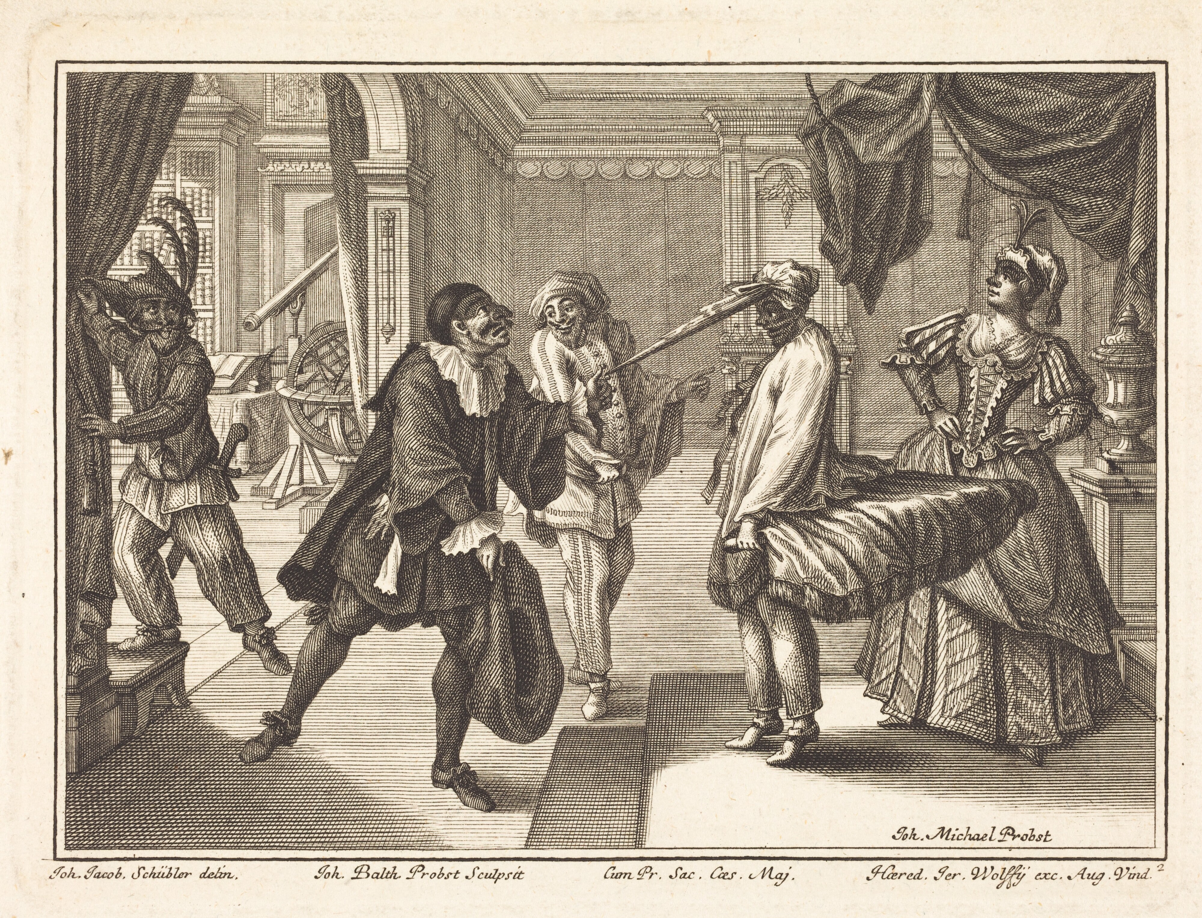 Harlequin at Dr. Polovard's House