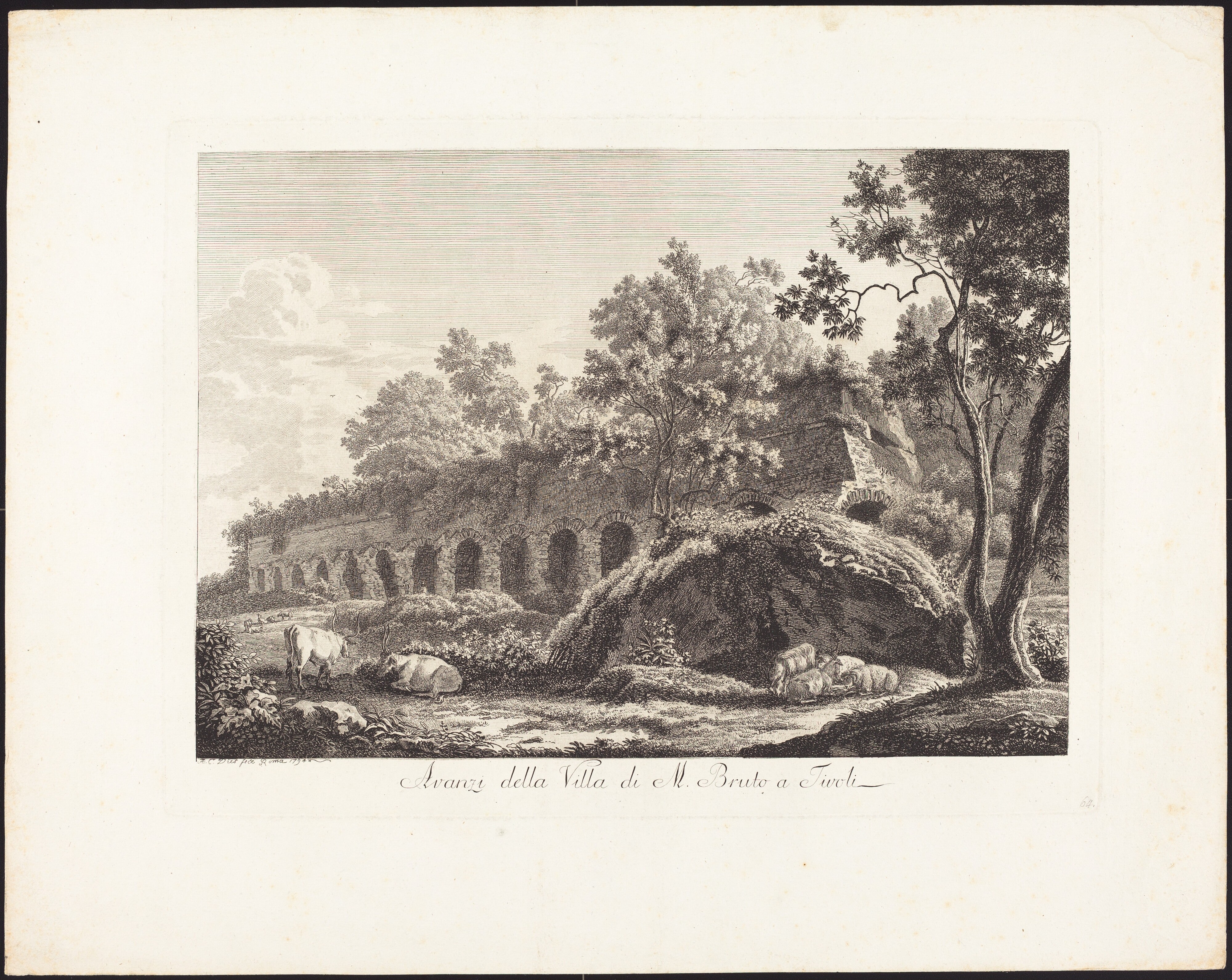 Avanzi della Villa di M. Bruto a Tivoli