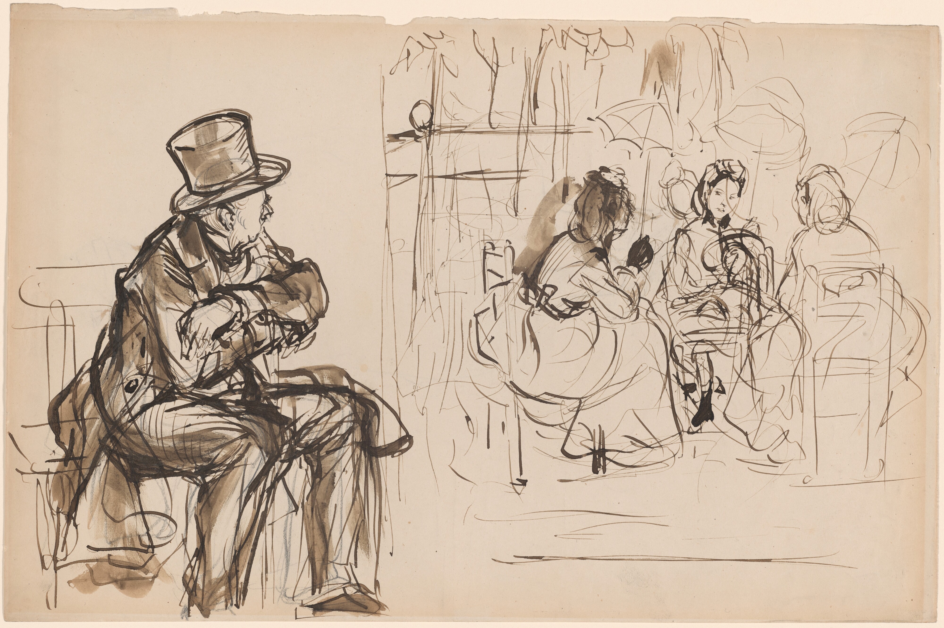 Scene at a Paris Cafe
