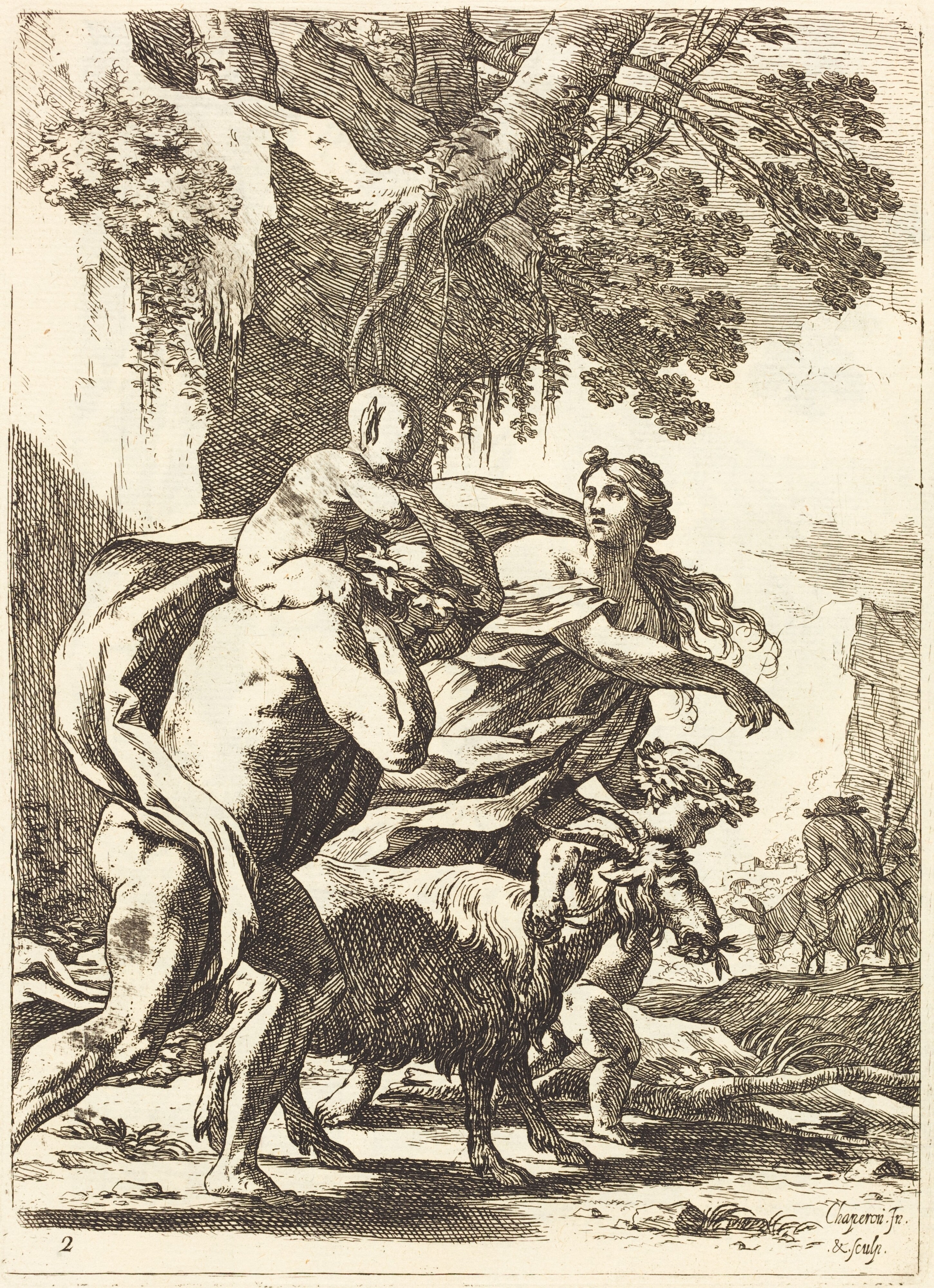 Faun and Bacchante with a Child