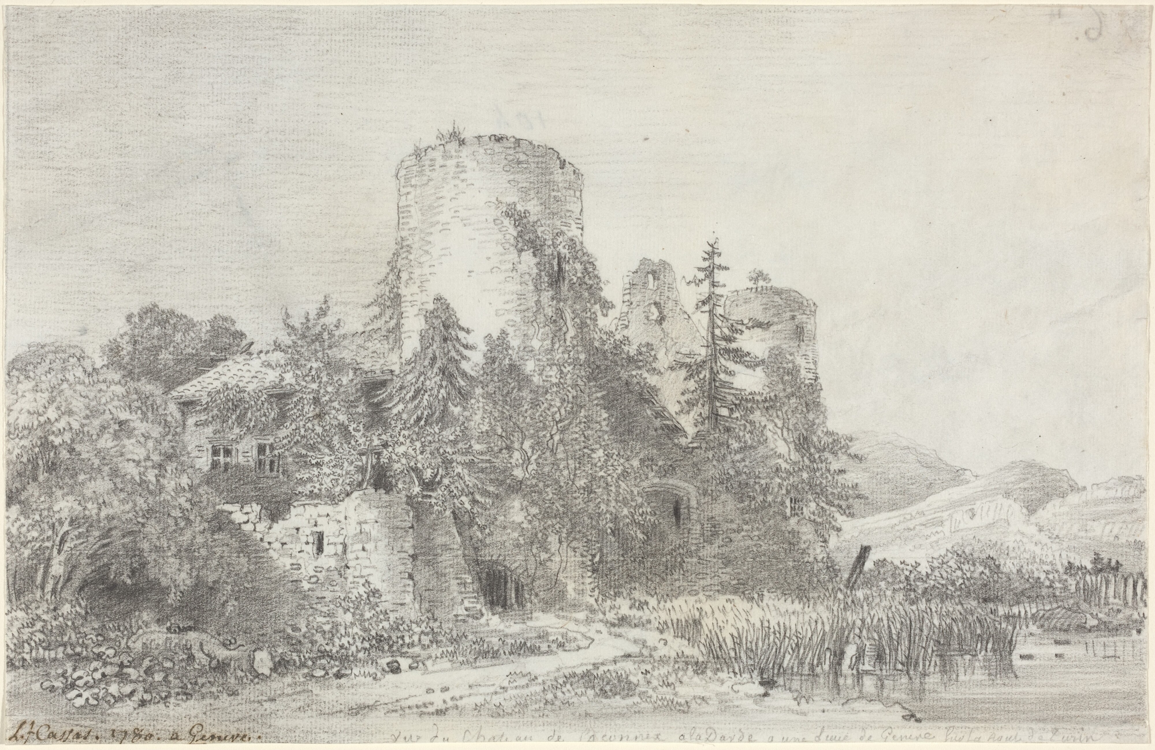 Vue du Chateau de Saconnex