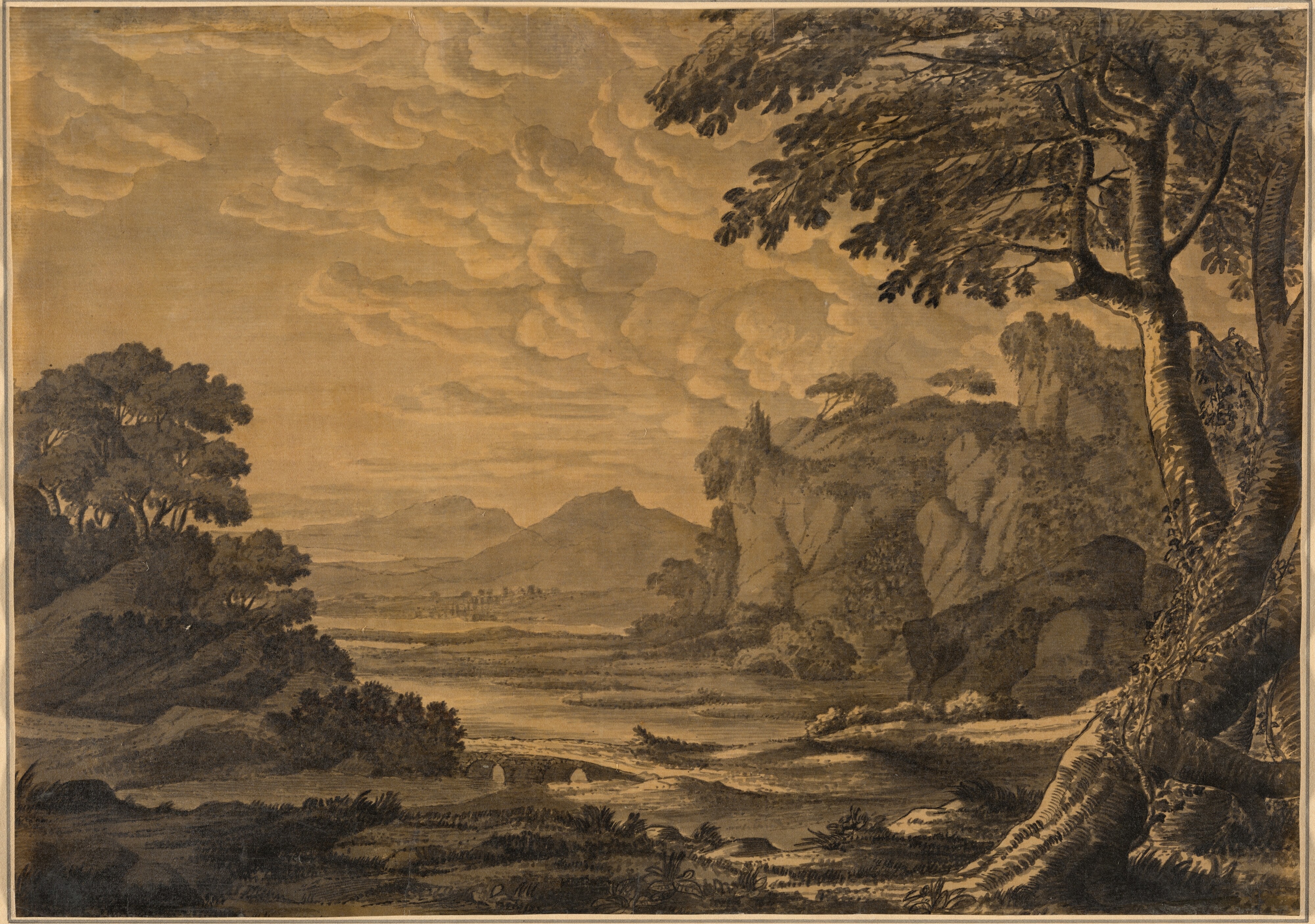 An Extensive River Landscape