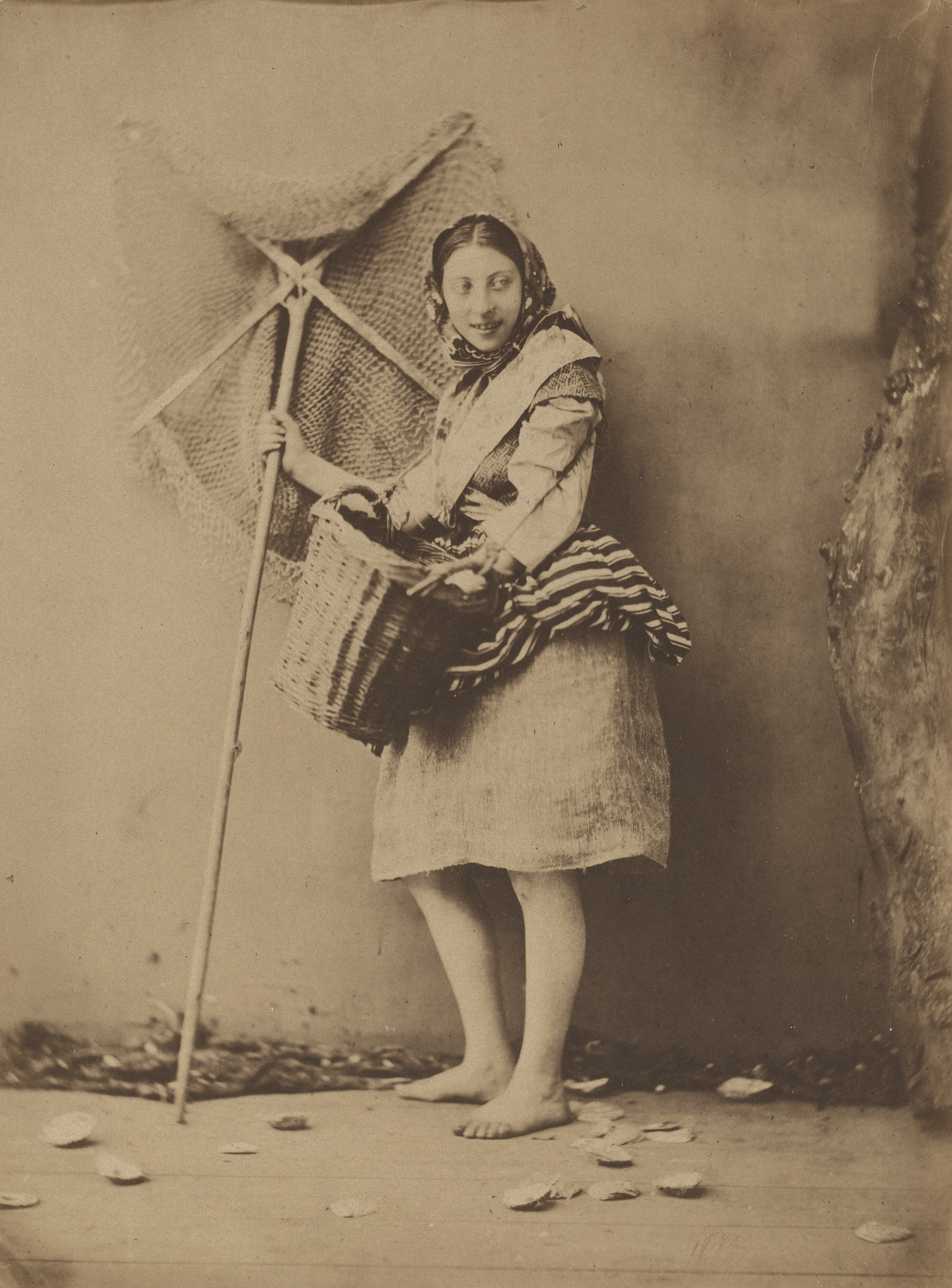 A Shrimp Fisher Girl