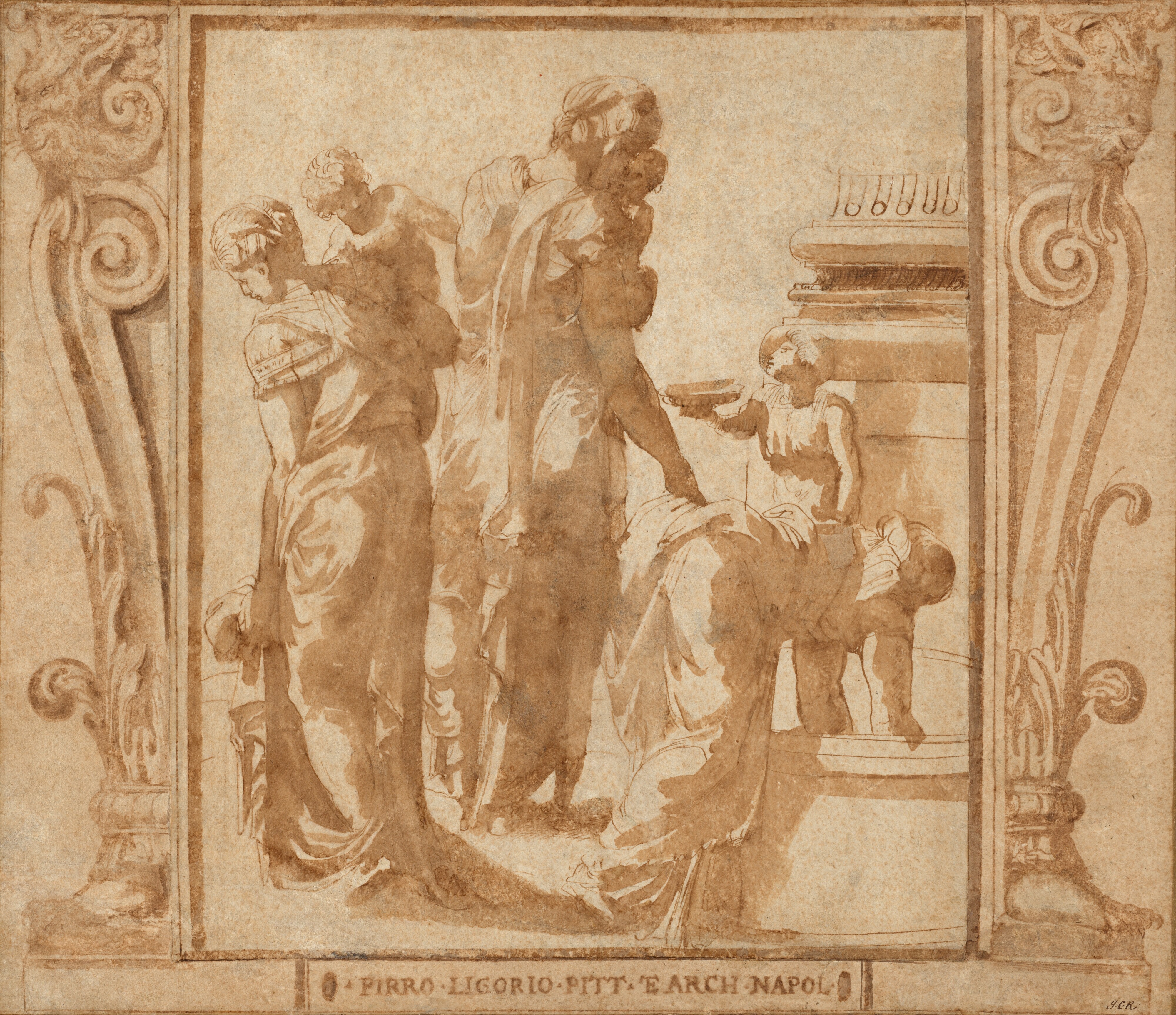 Women and Children at a Fountain