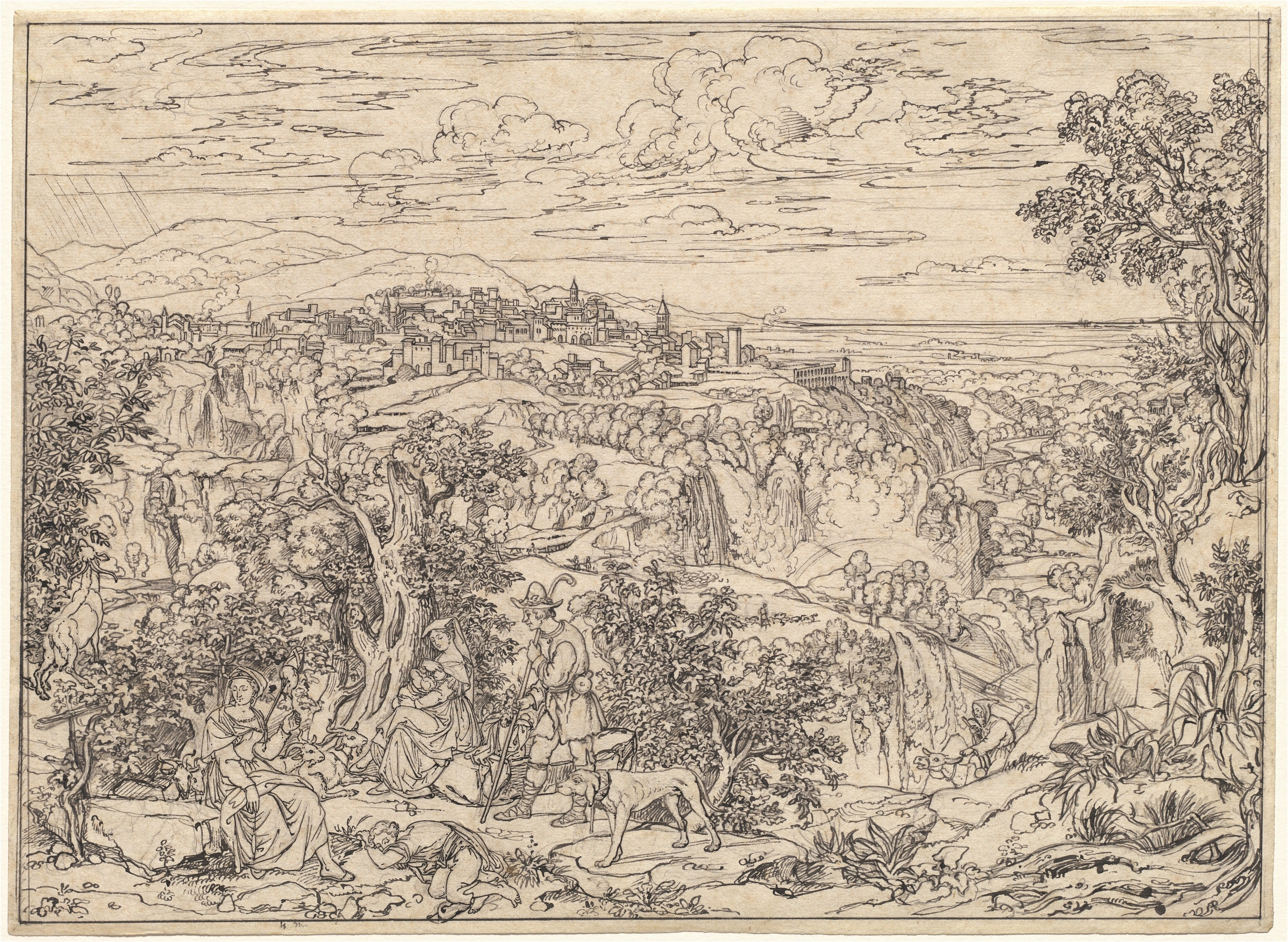 Tivoli and the Waterfalls with Shepherd Families
