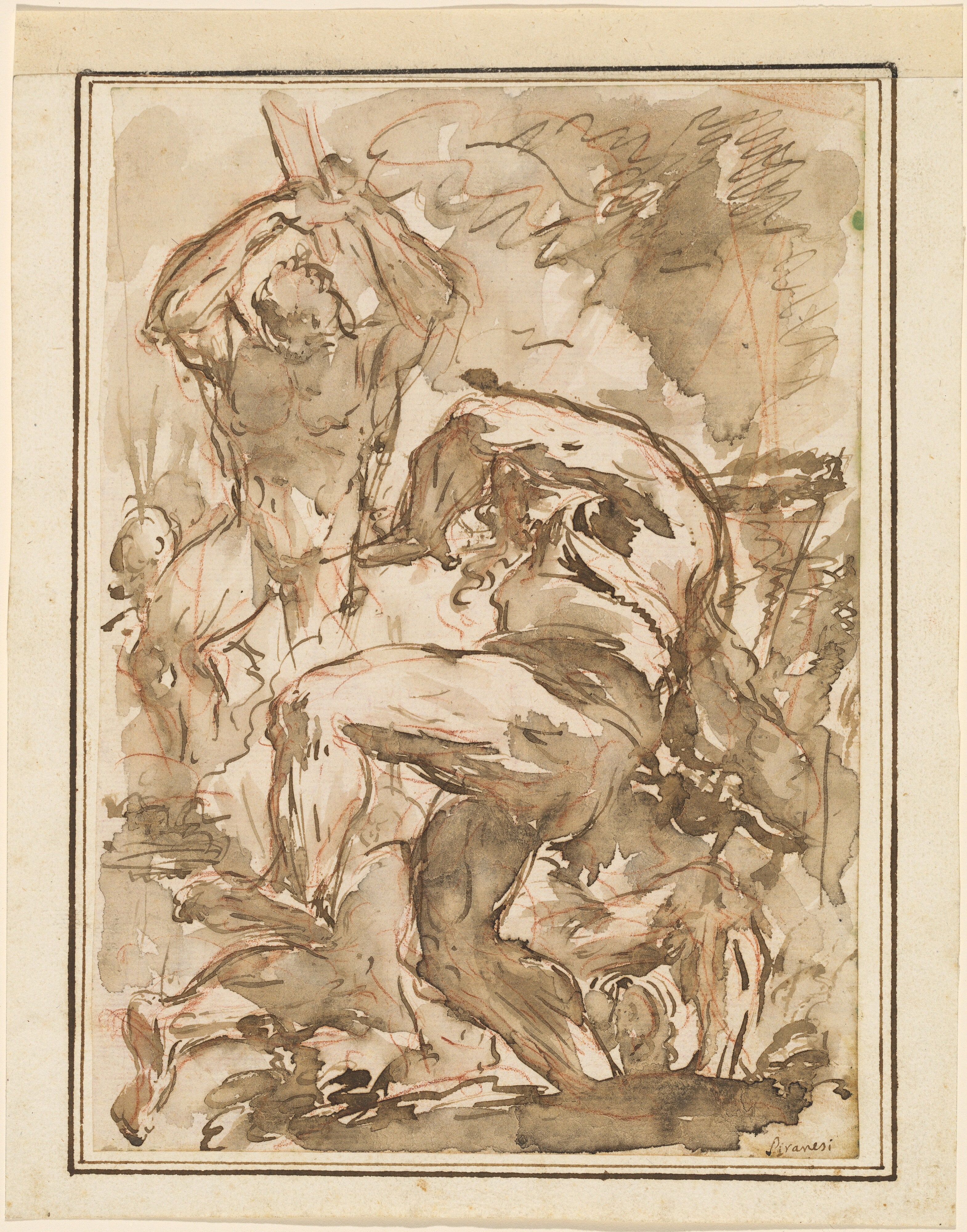 A Battle of Nude Men