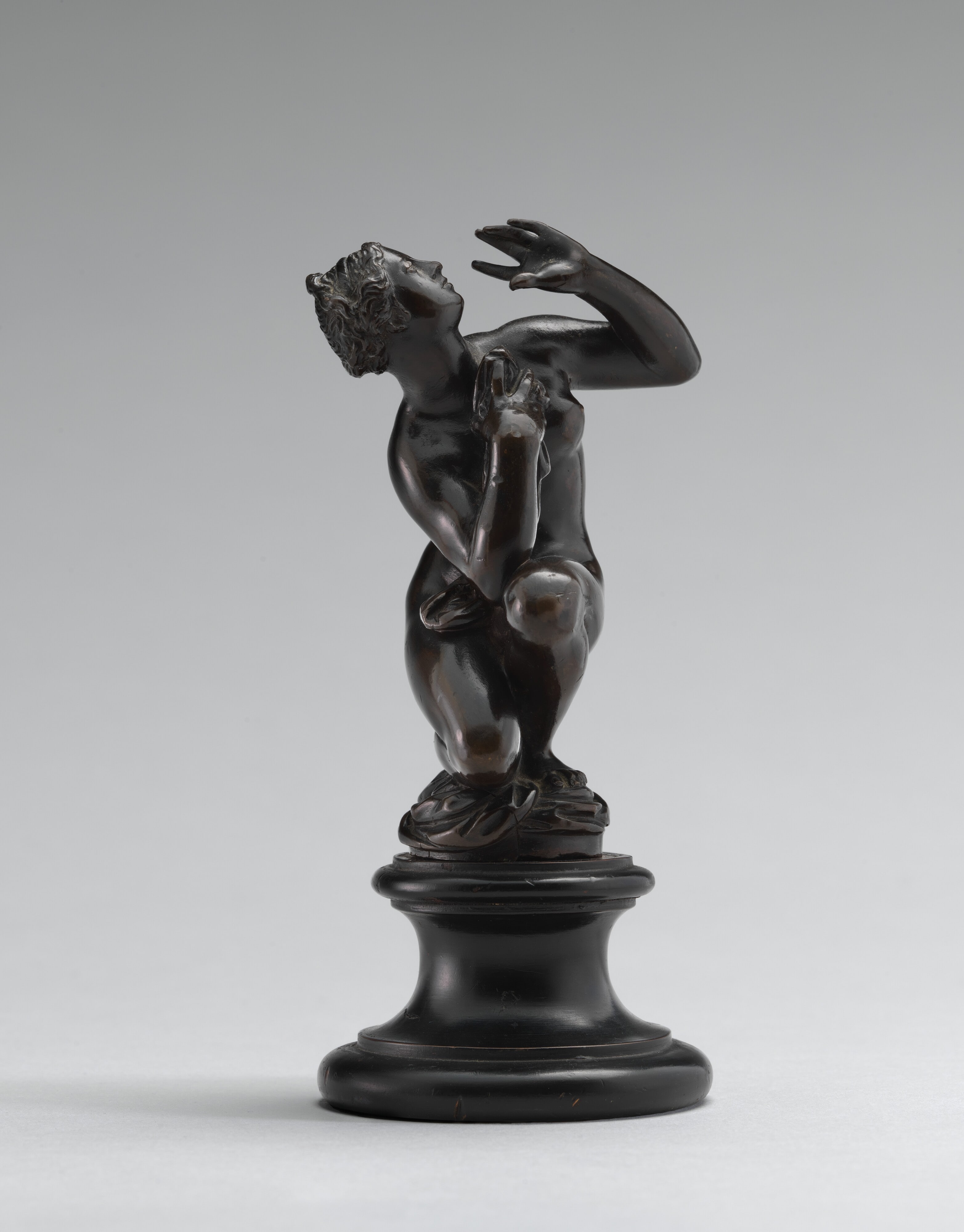 Kneeling Bather Taken by Surprise