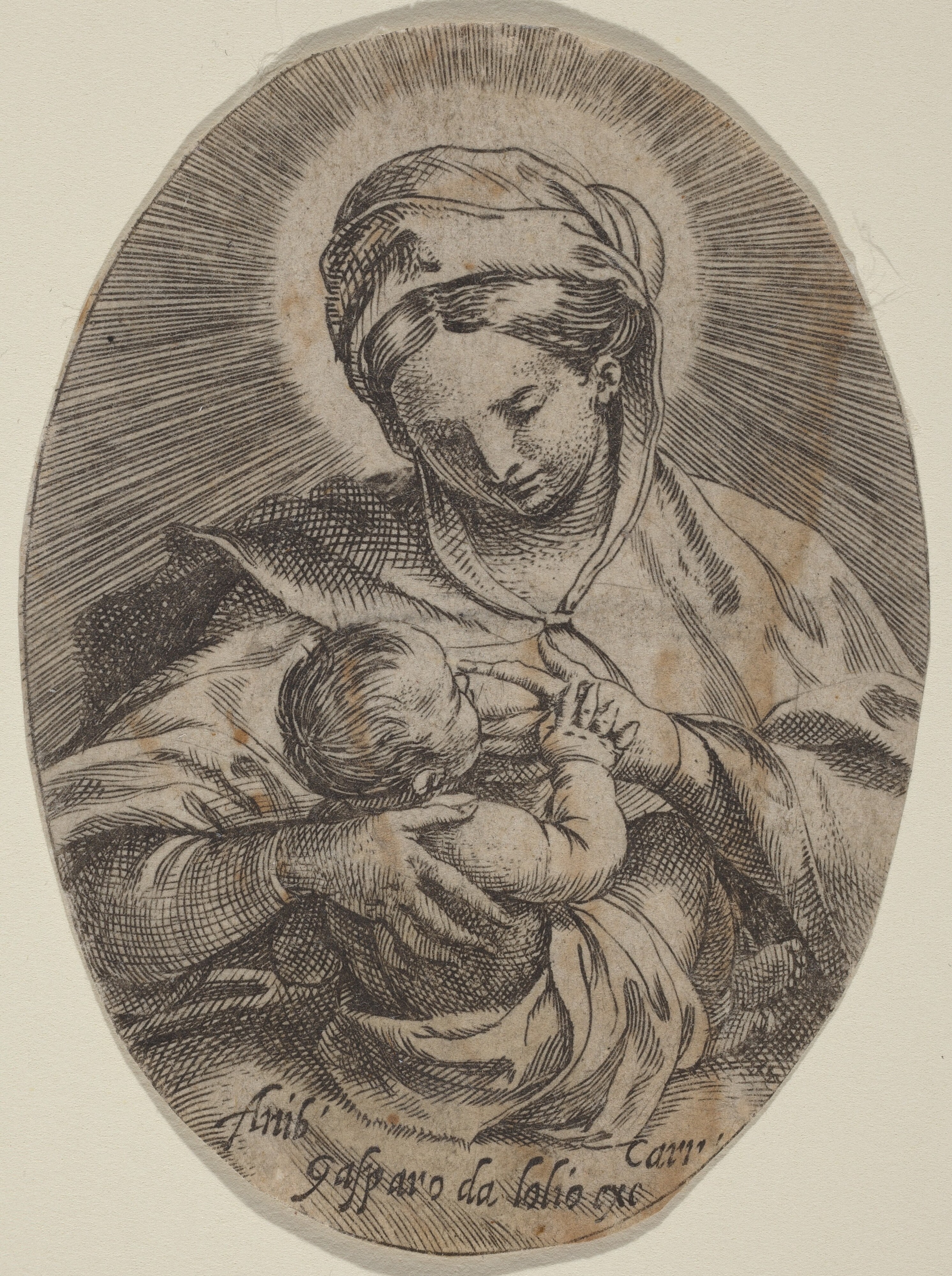 The Madonna Nursing the Christ Child