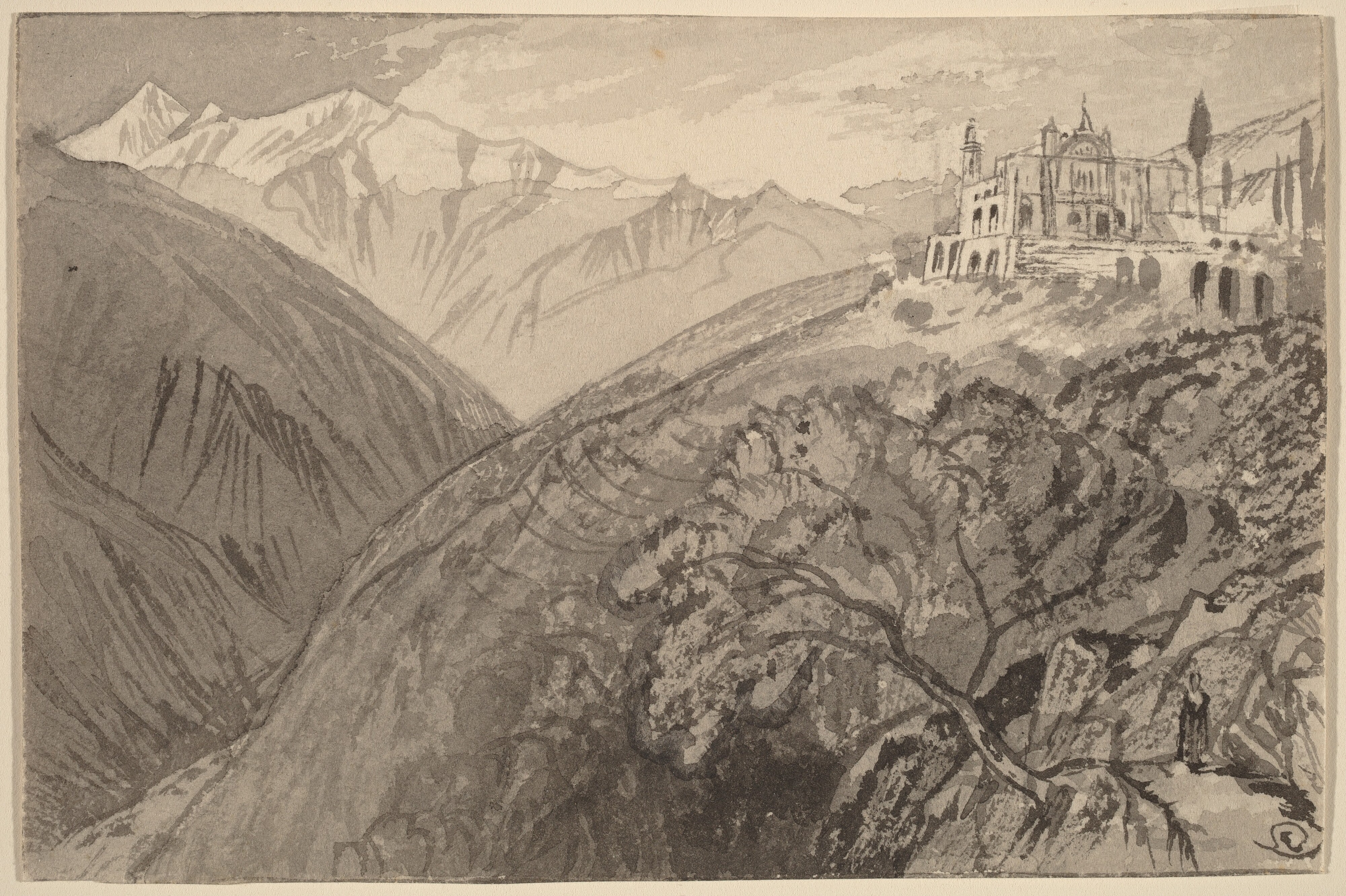 A Town on a Hilltop (Sanctuary of Lampedusa)