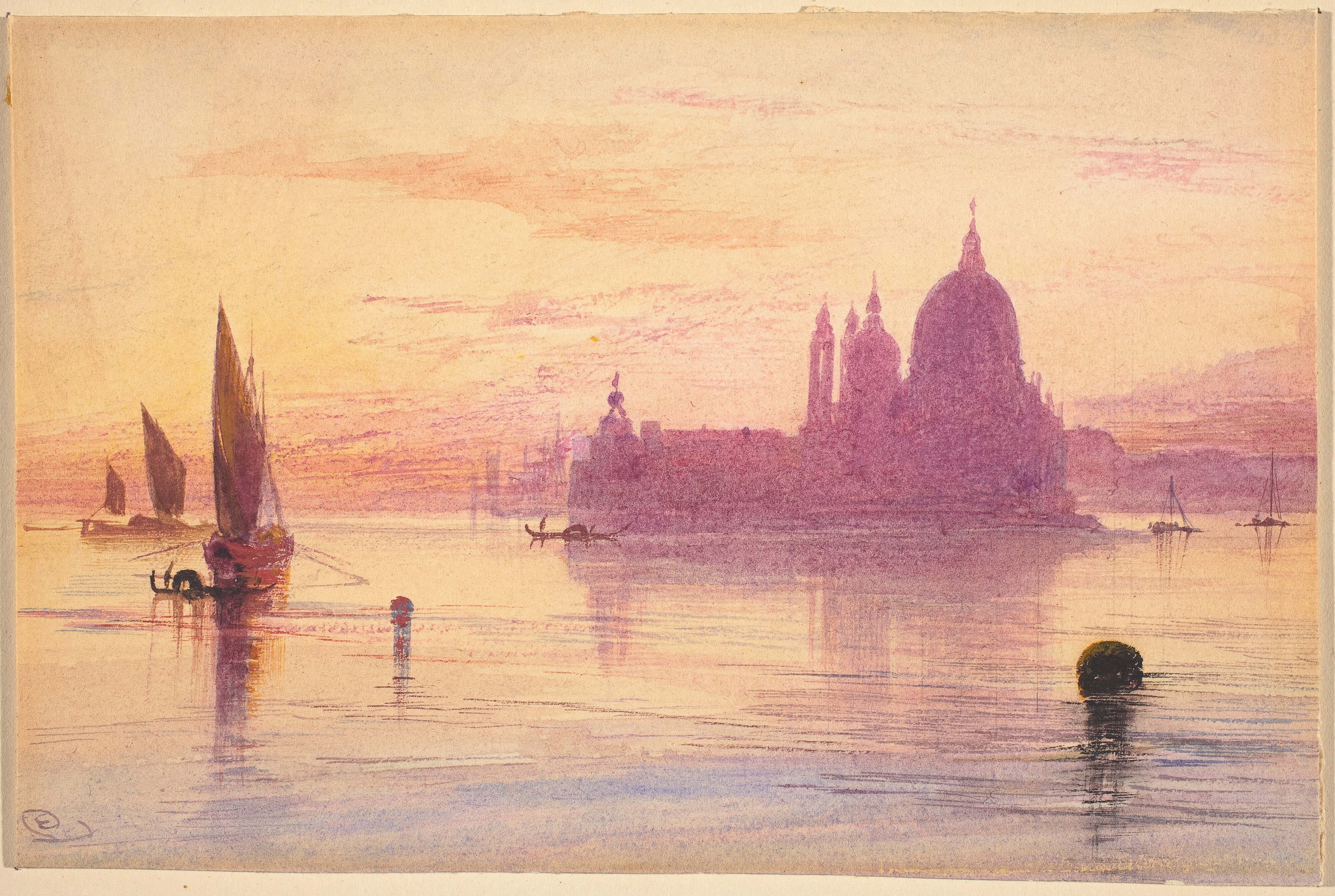Santa Maria della Salute, Venice, at Sunset