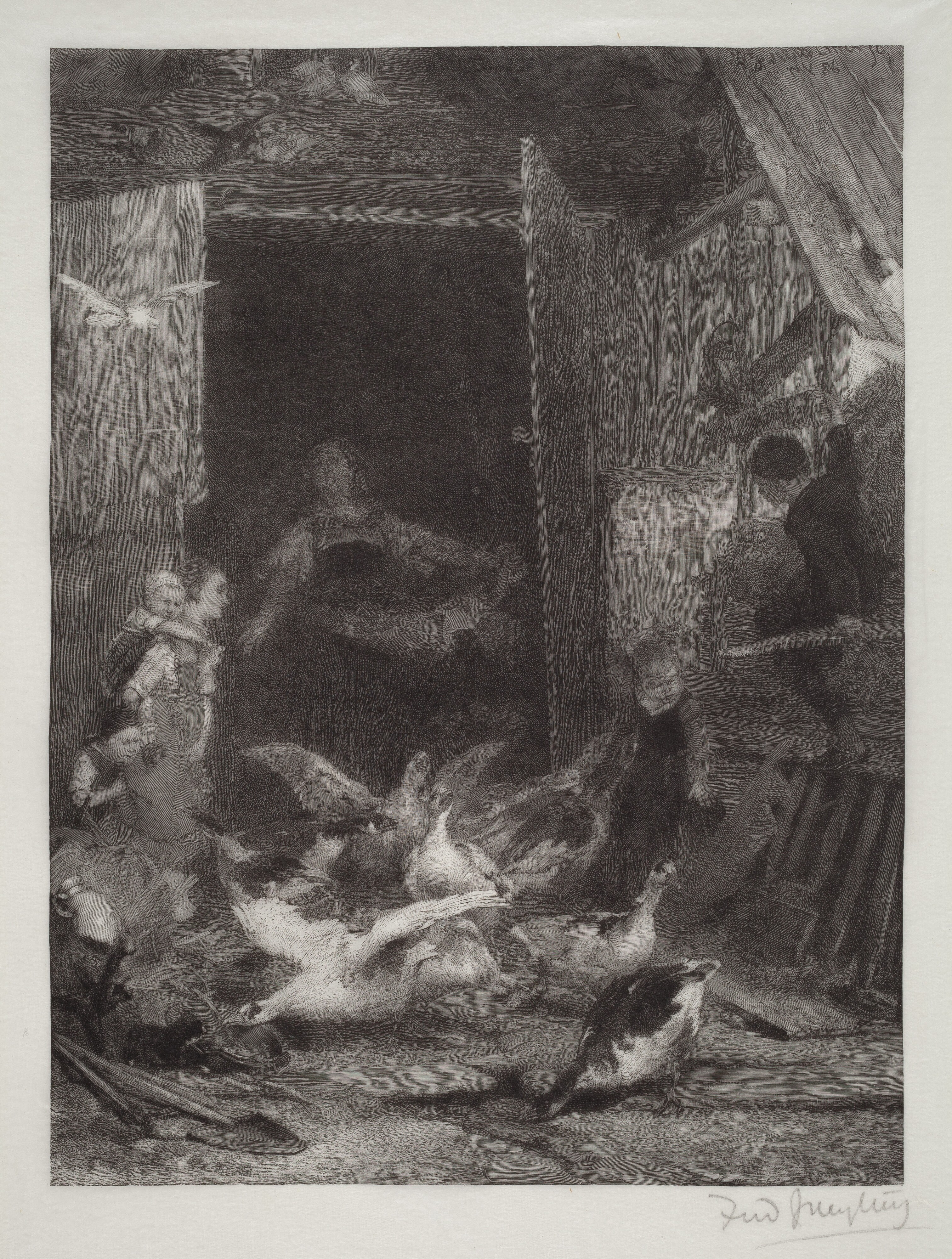 Untitled (Farm Scene)
