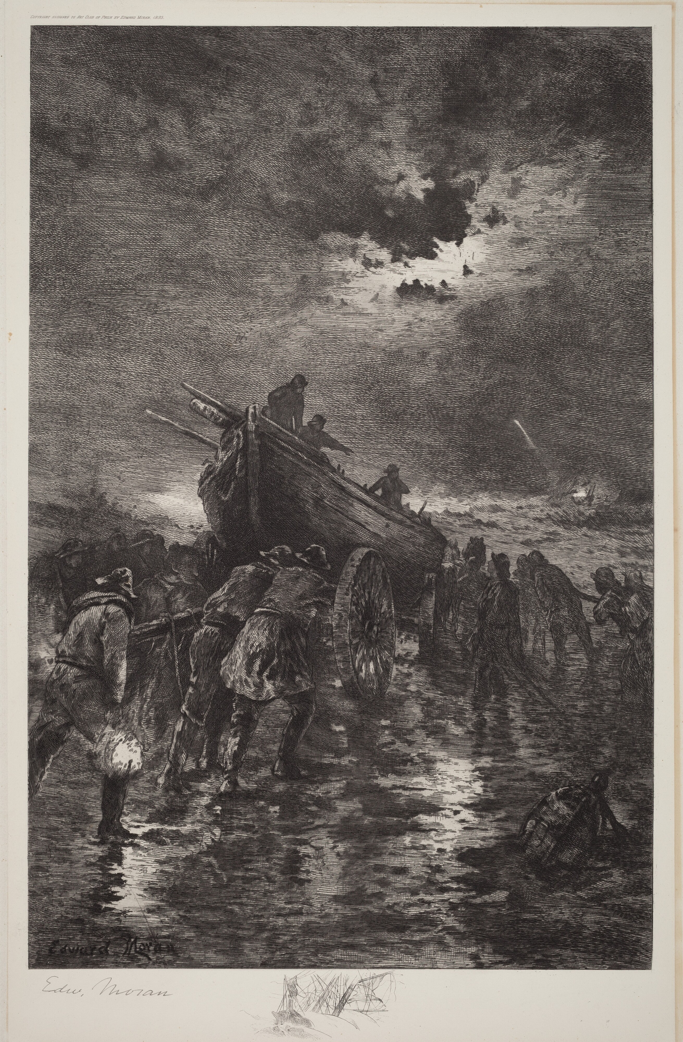 Untitled (Launching a Dory/To the Rescue/Shipwreck)