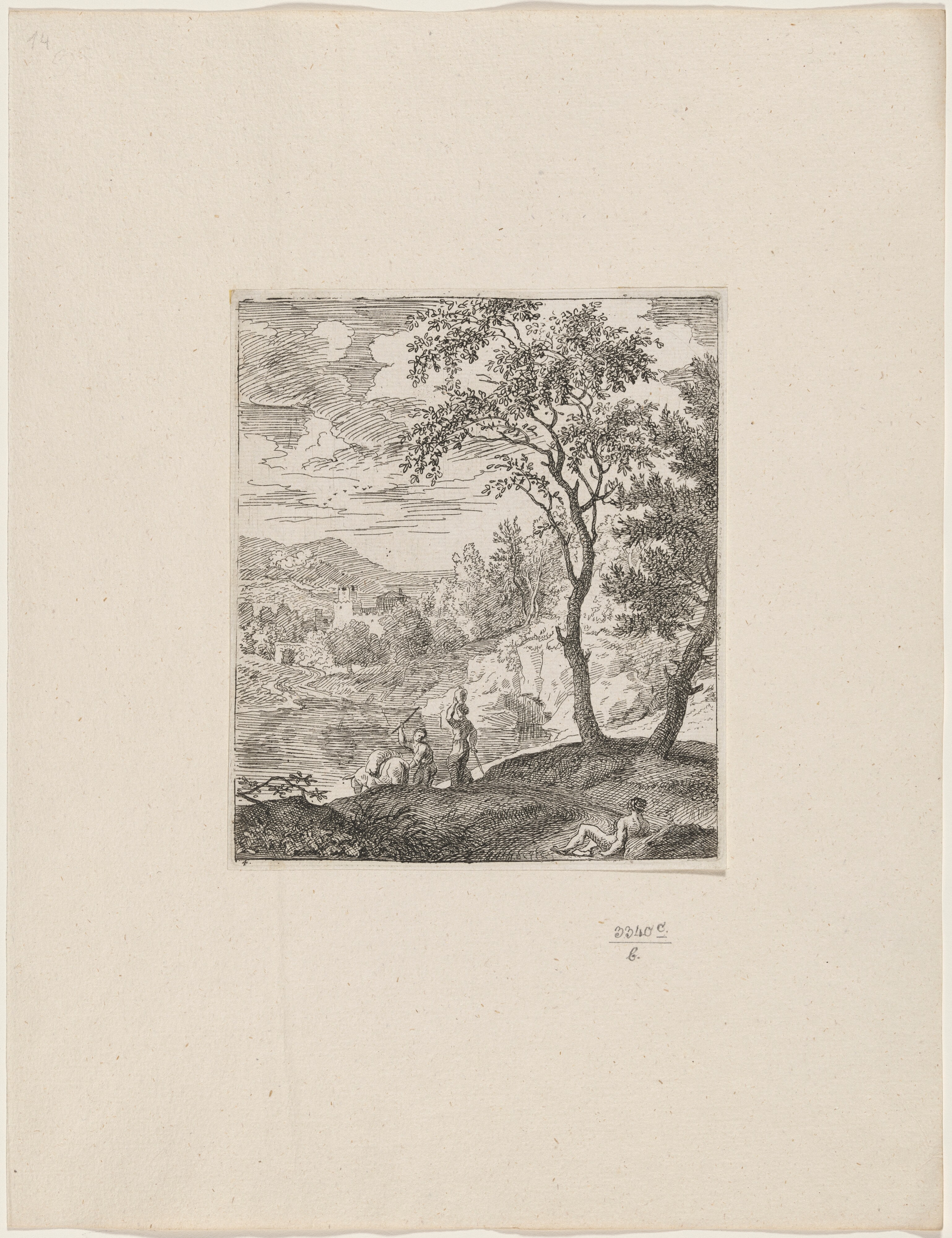 Woman with a Donkey Driver
