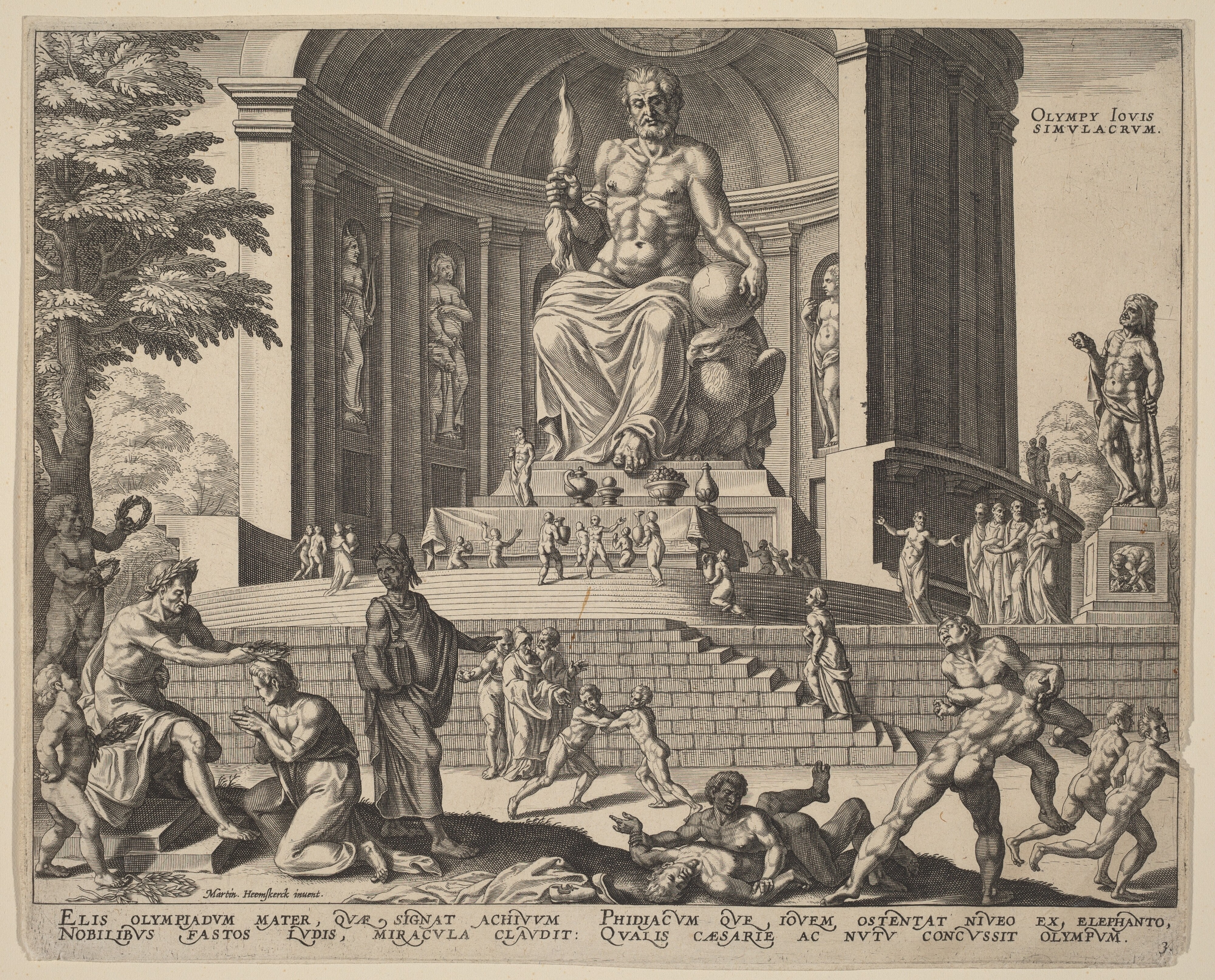 Olympy Iovis Simulacrum (The Statue of Jupiter at Olympia)