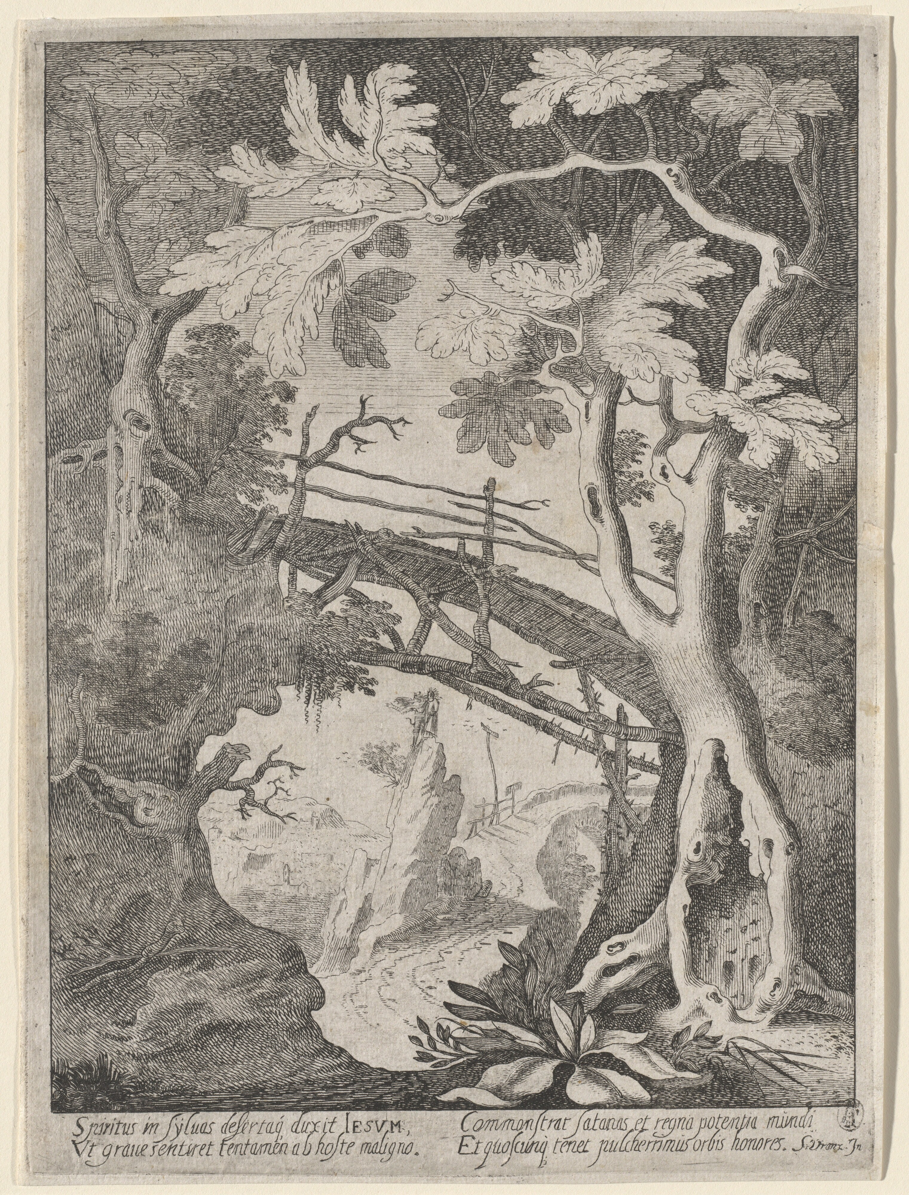A Rocky Landscape with the Temptation of Christ