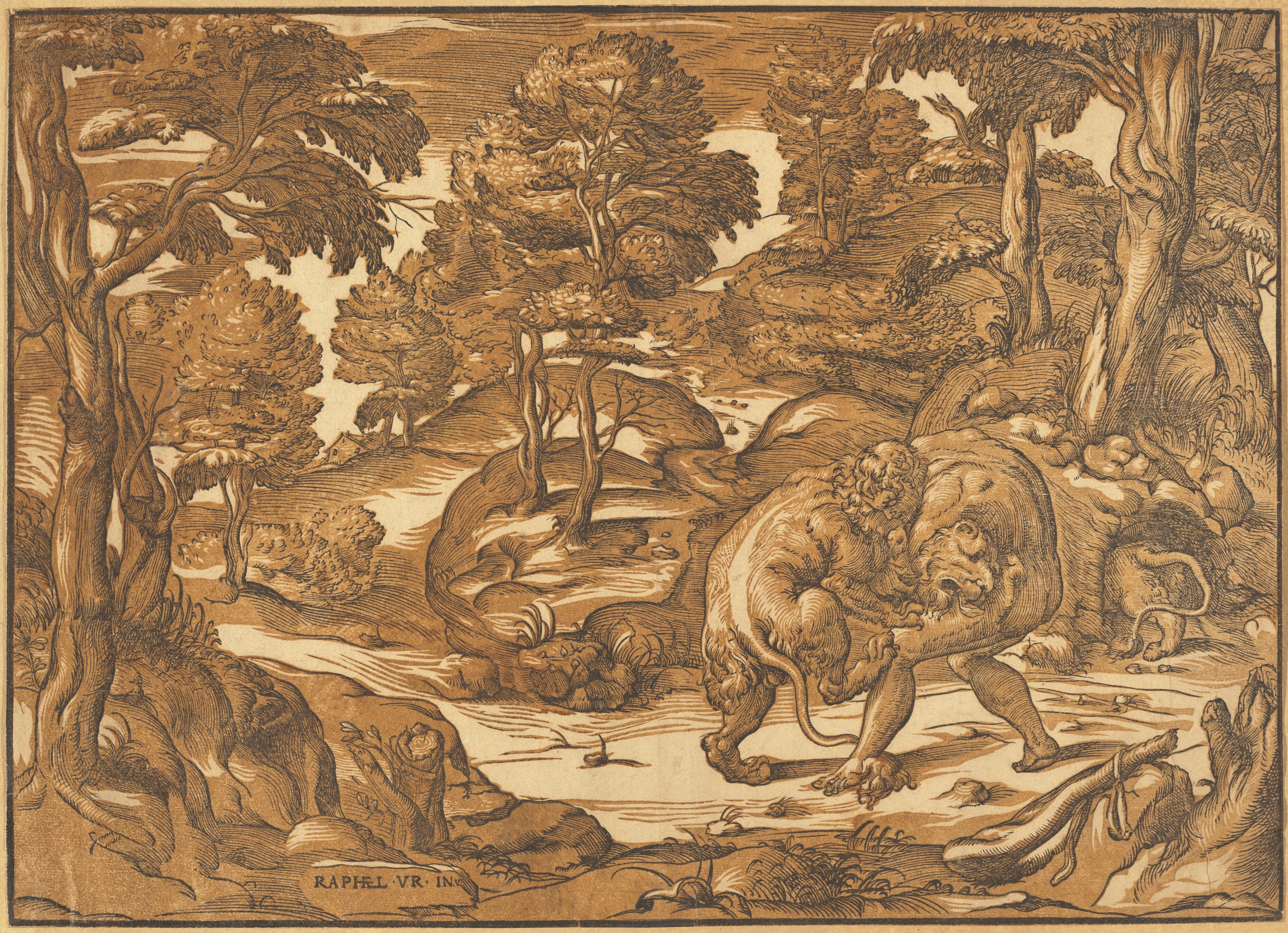 Hercules and the Nemean Lion