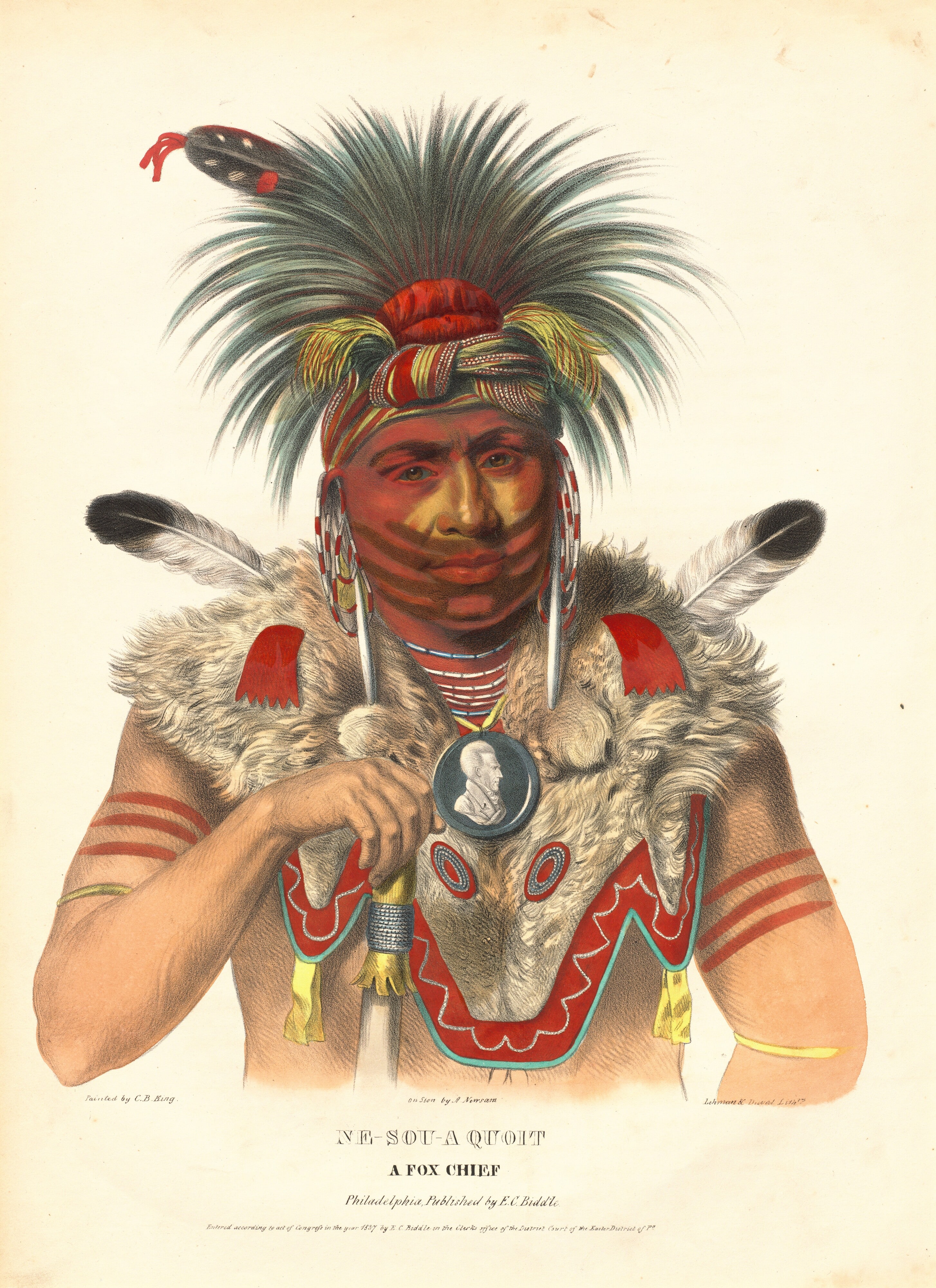 Ne-Sou-A Quoit, a Fox Chief