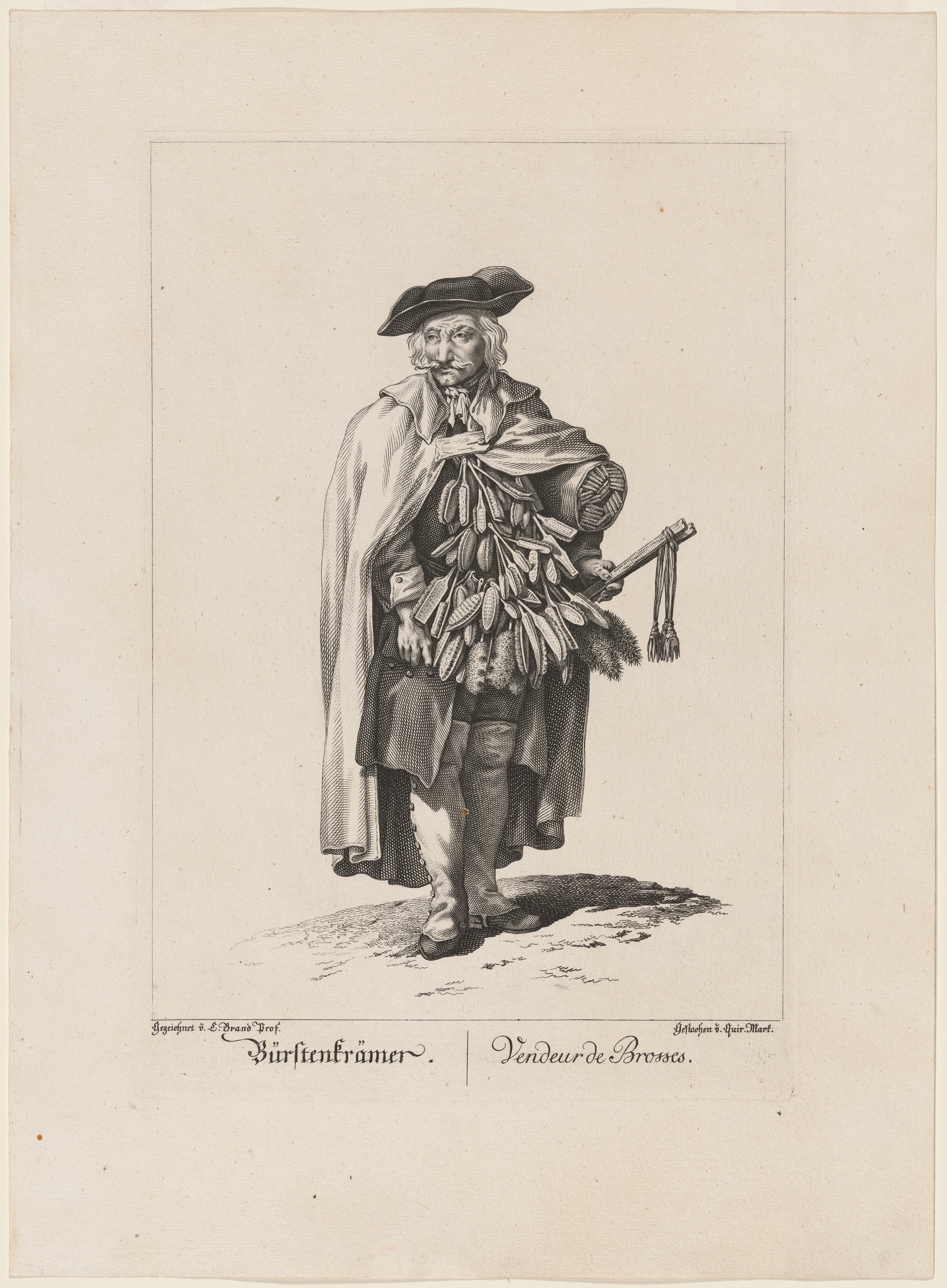 Bürstenkrämer/Vendeur de Brosses (Brush Seller)