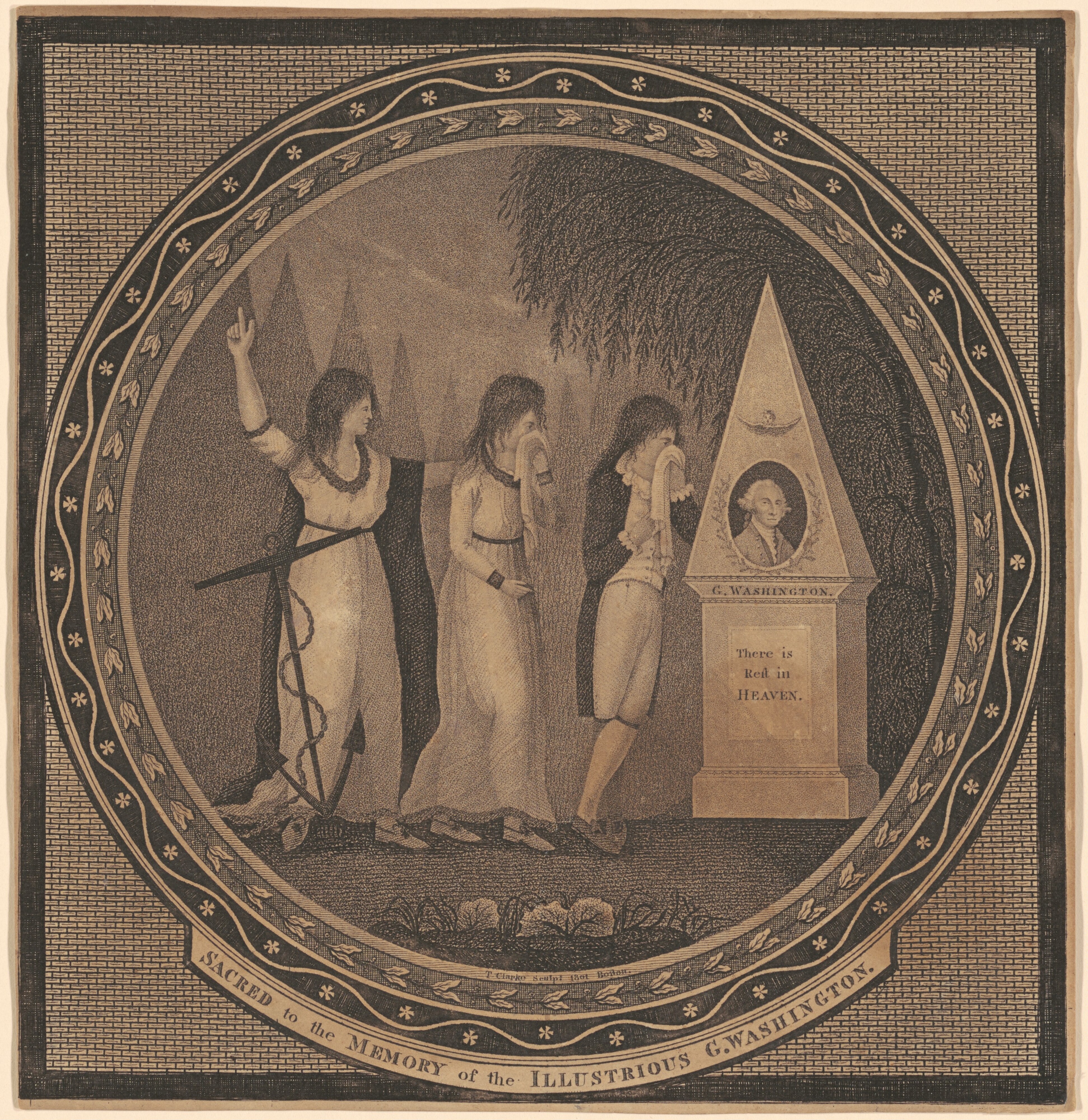 Sacred to the Memory of the Illustrious George Washington