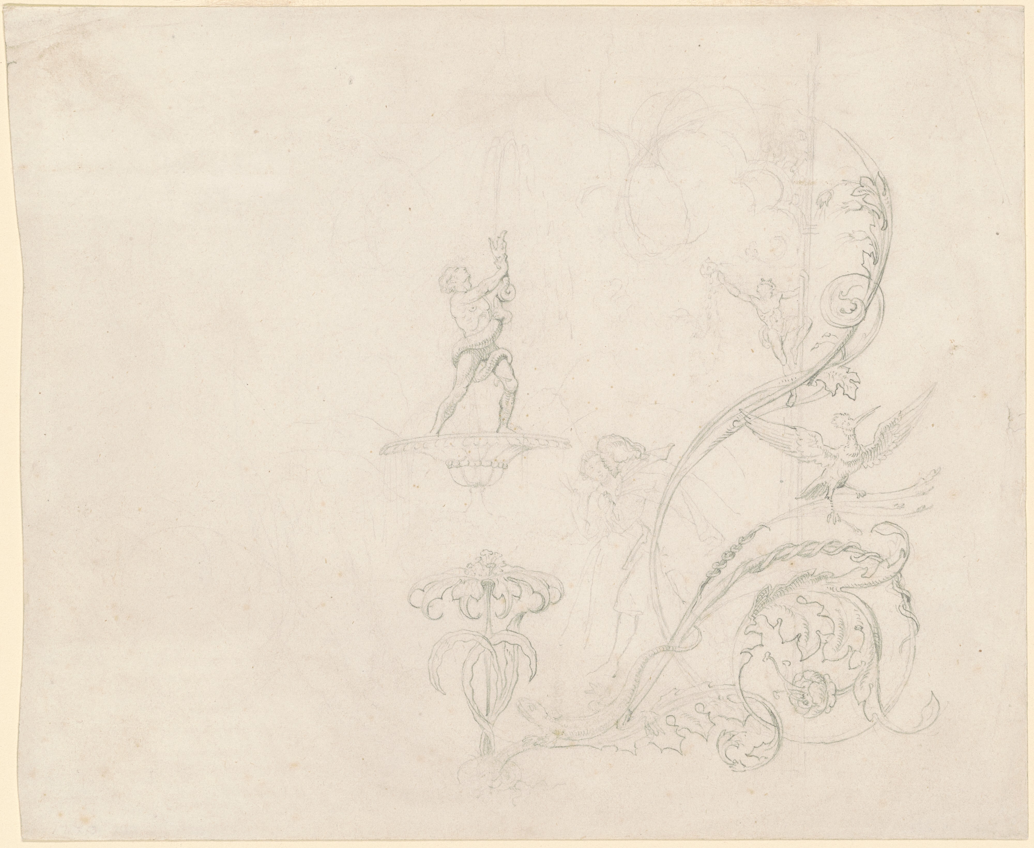 Studies of Fountain Decorations