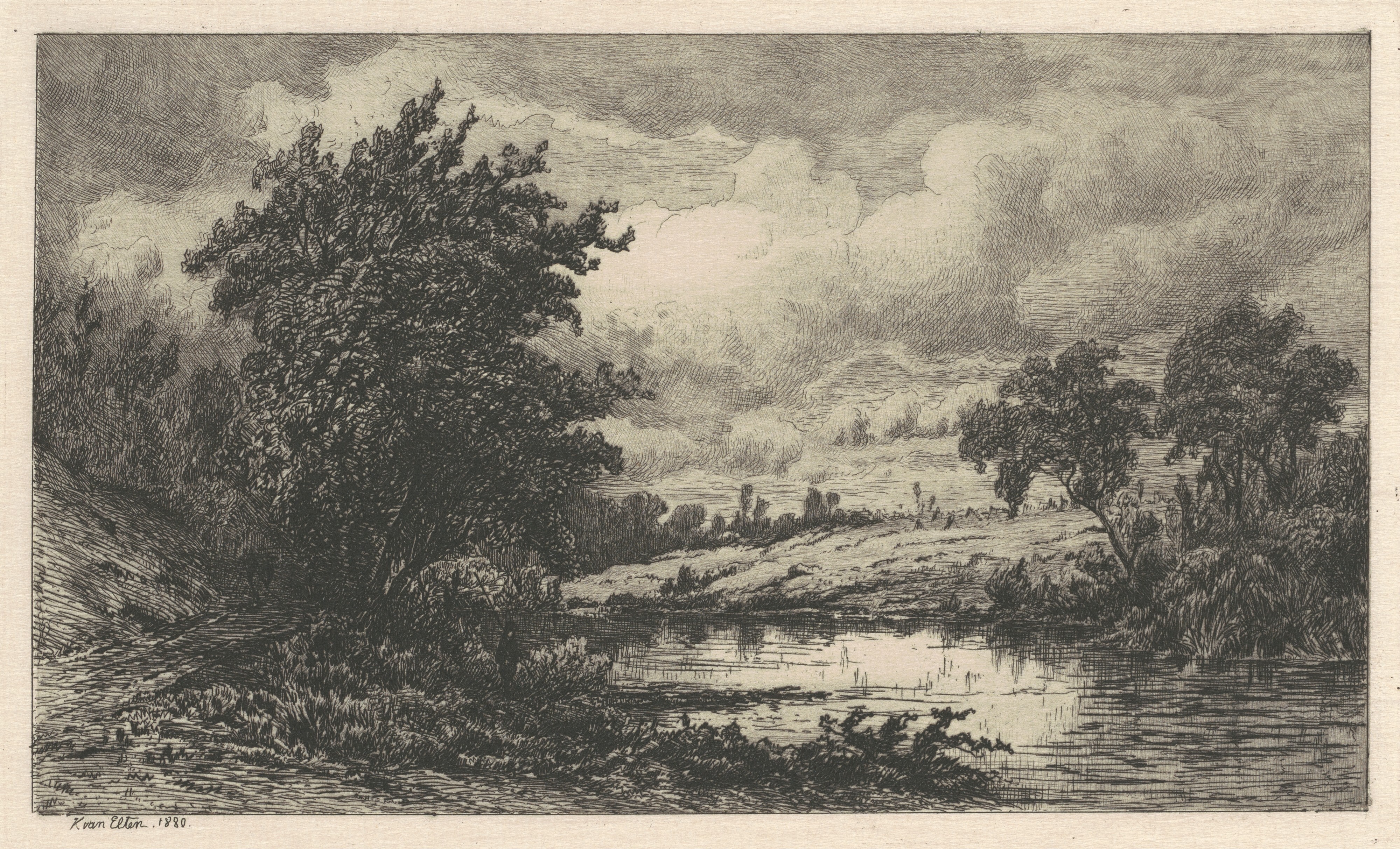 On the Shepang River, Connecticut