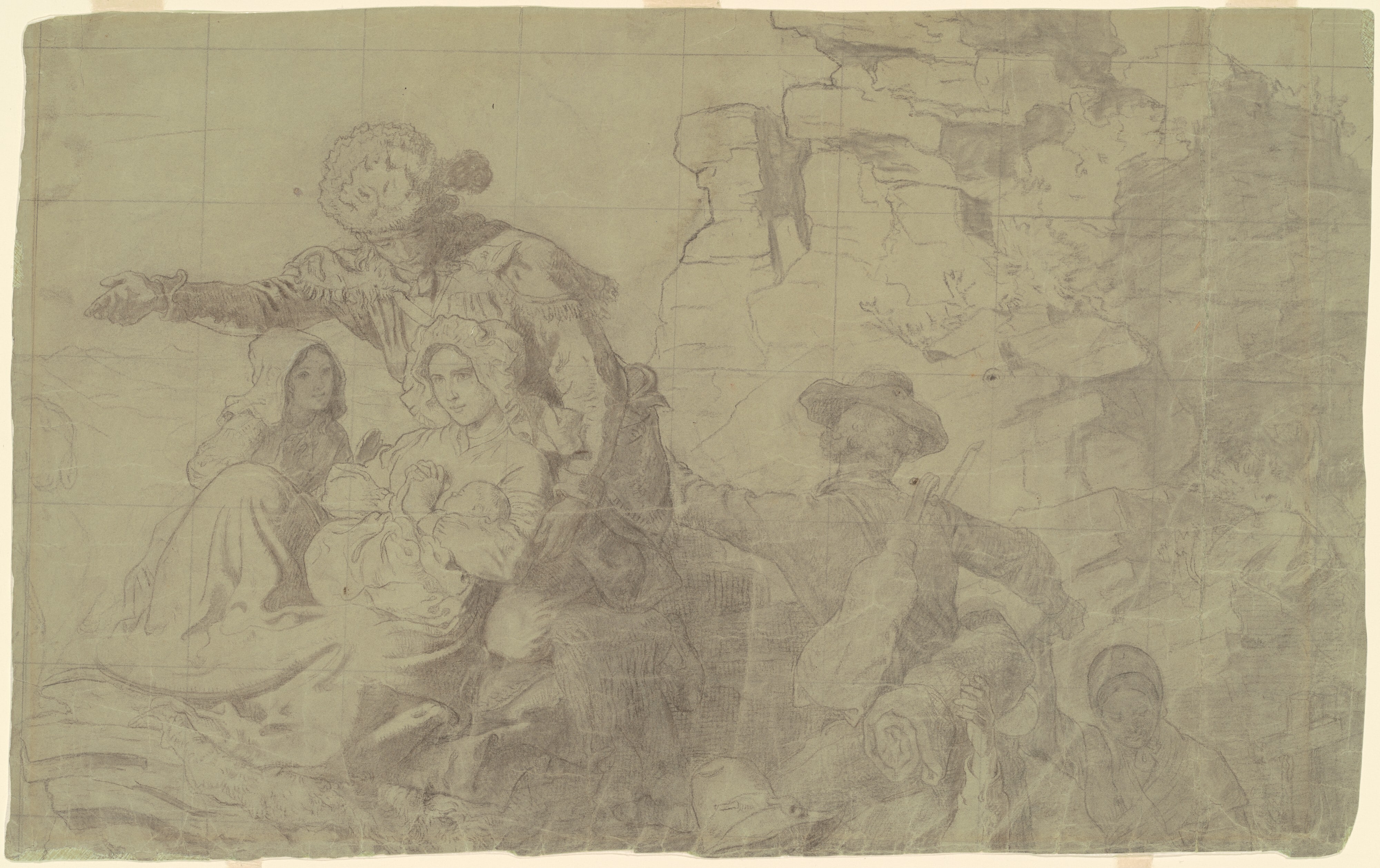 Study for "Westward the Course of Empire Takes Its Way"