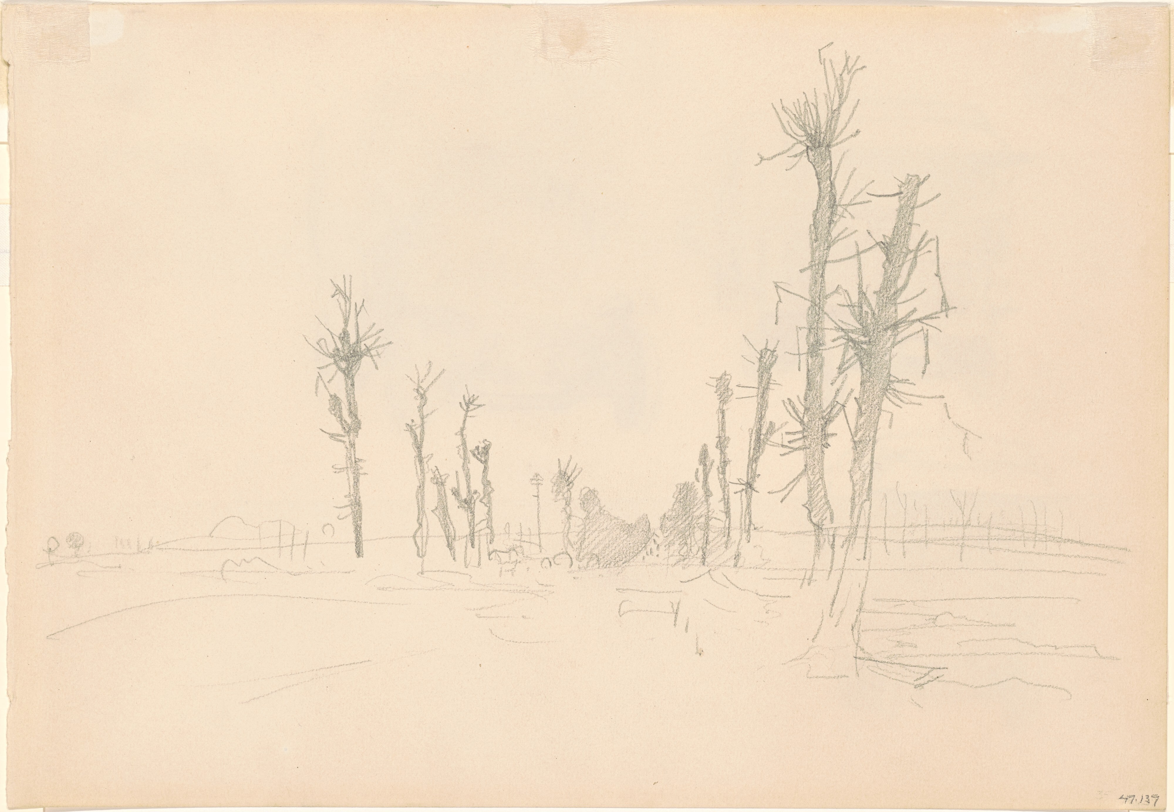 Devastated Landscape [verso]