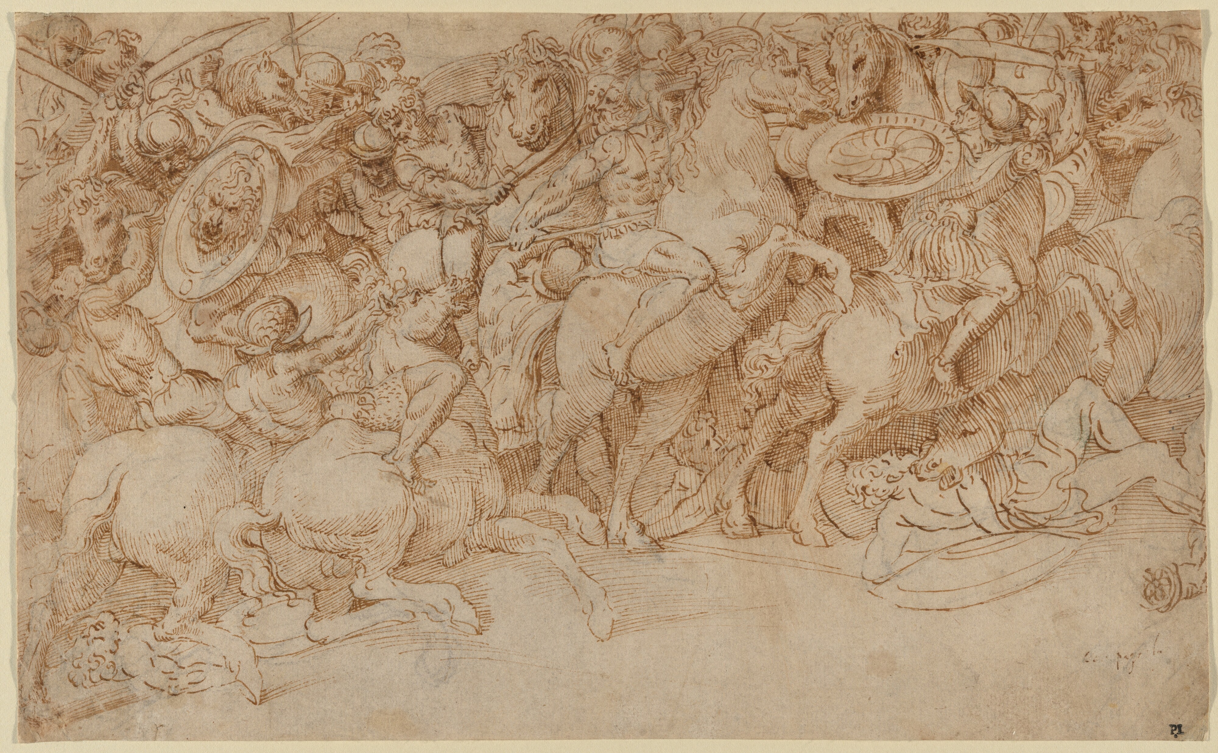 A Battle on Horseback