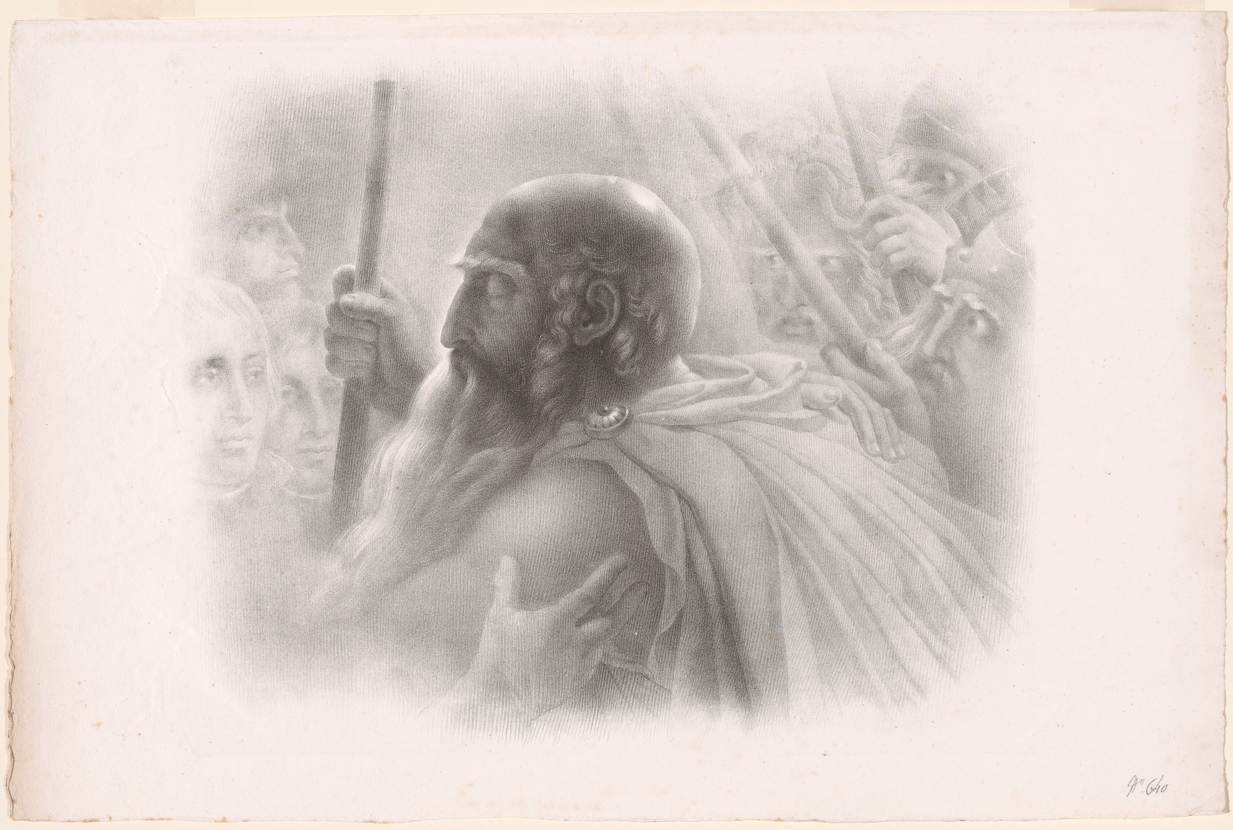 Hoche, Joubert, and Ossian [Ossian Receiving the Shades of French Heroes]