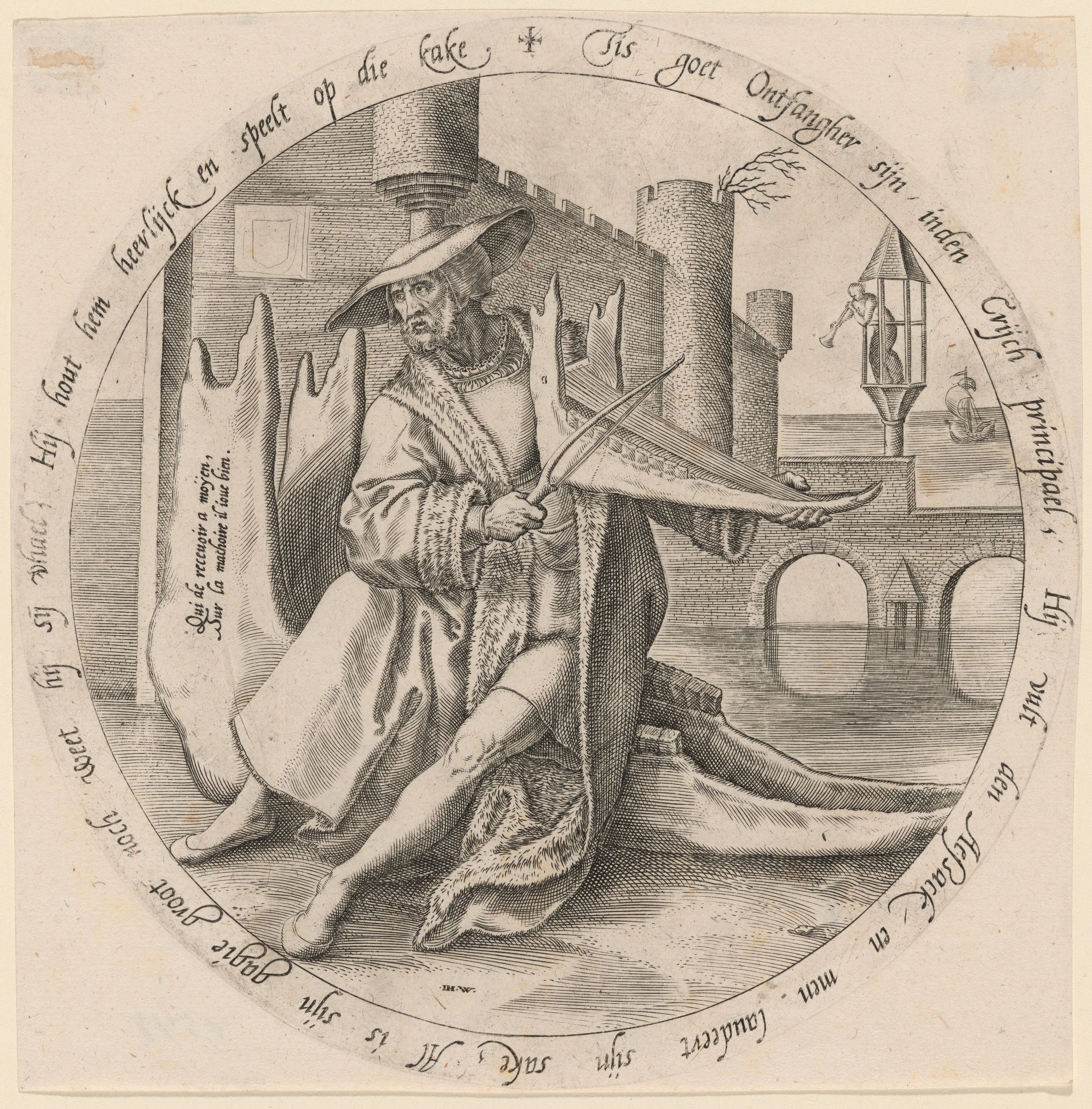 The Rich Man Playing Violin on a Jaw Bone