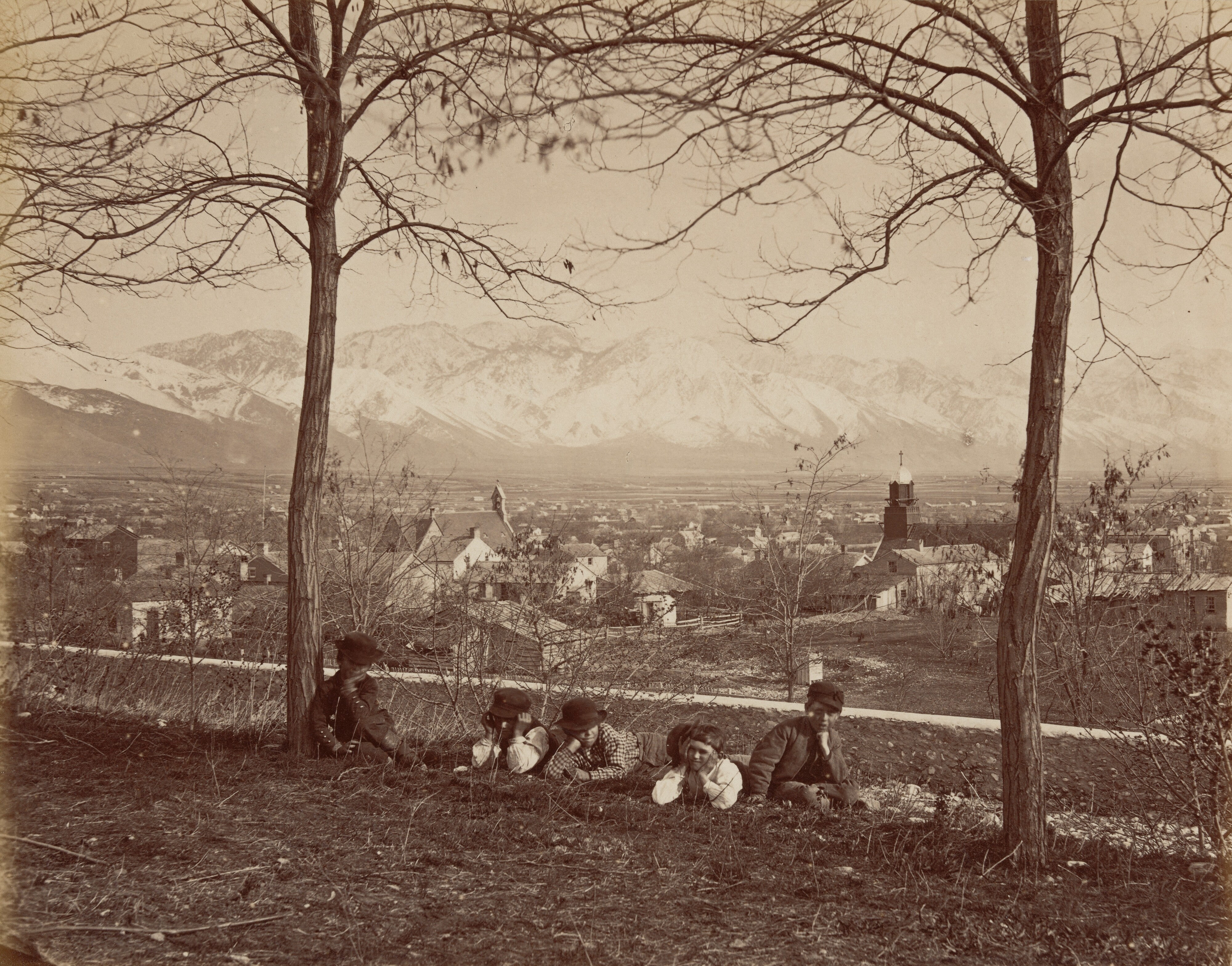 Salt Lake City and Wasatch Mountains