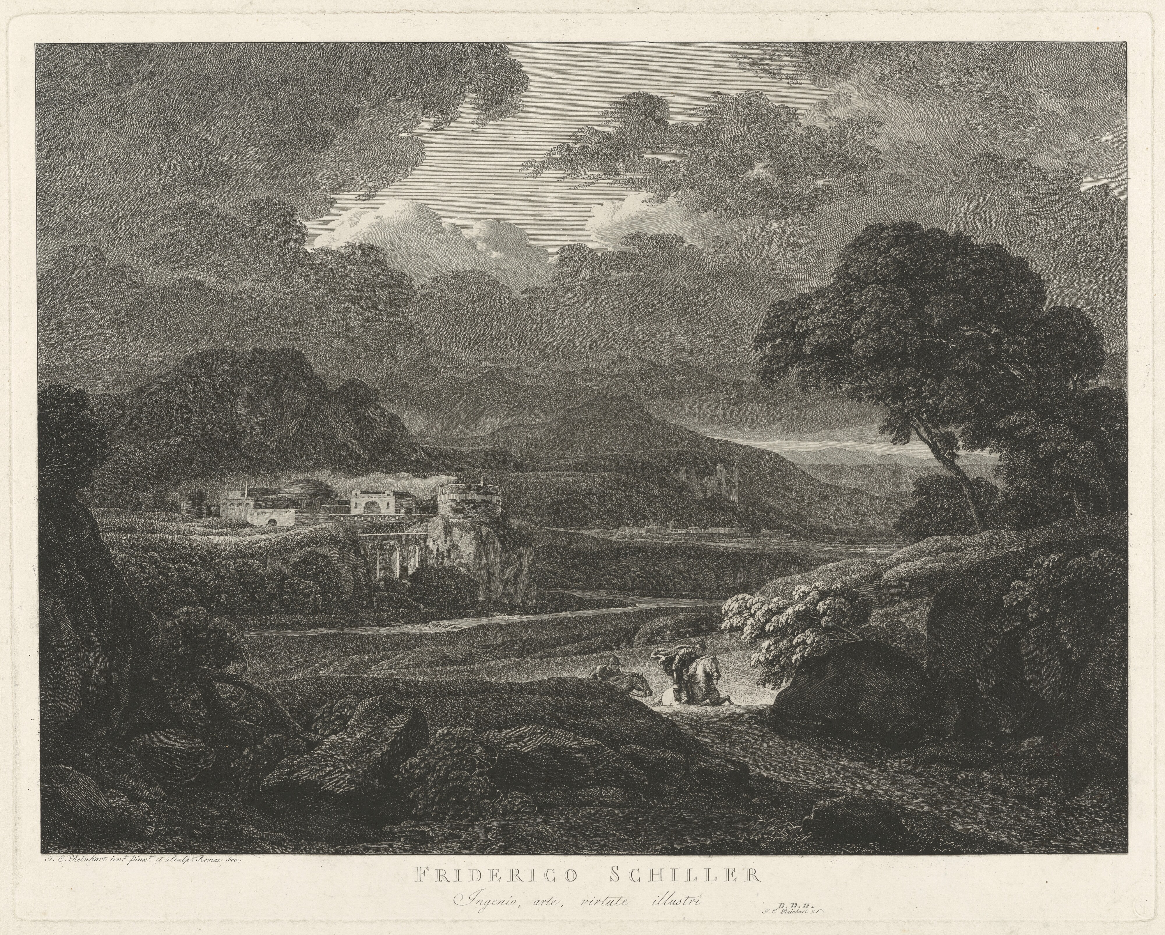 The Great Heroic Landscape, Dedicated to Schiller