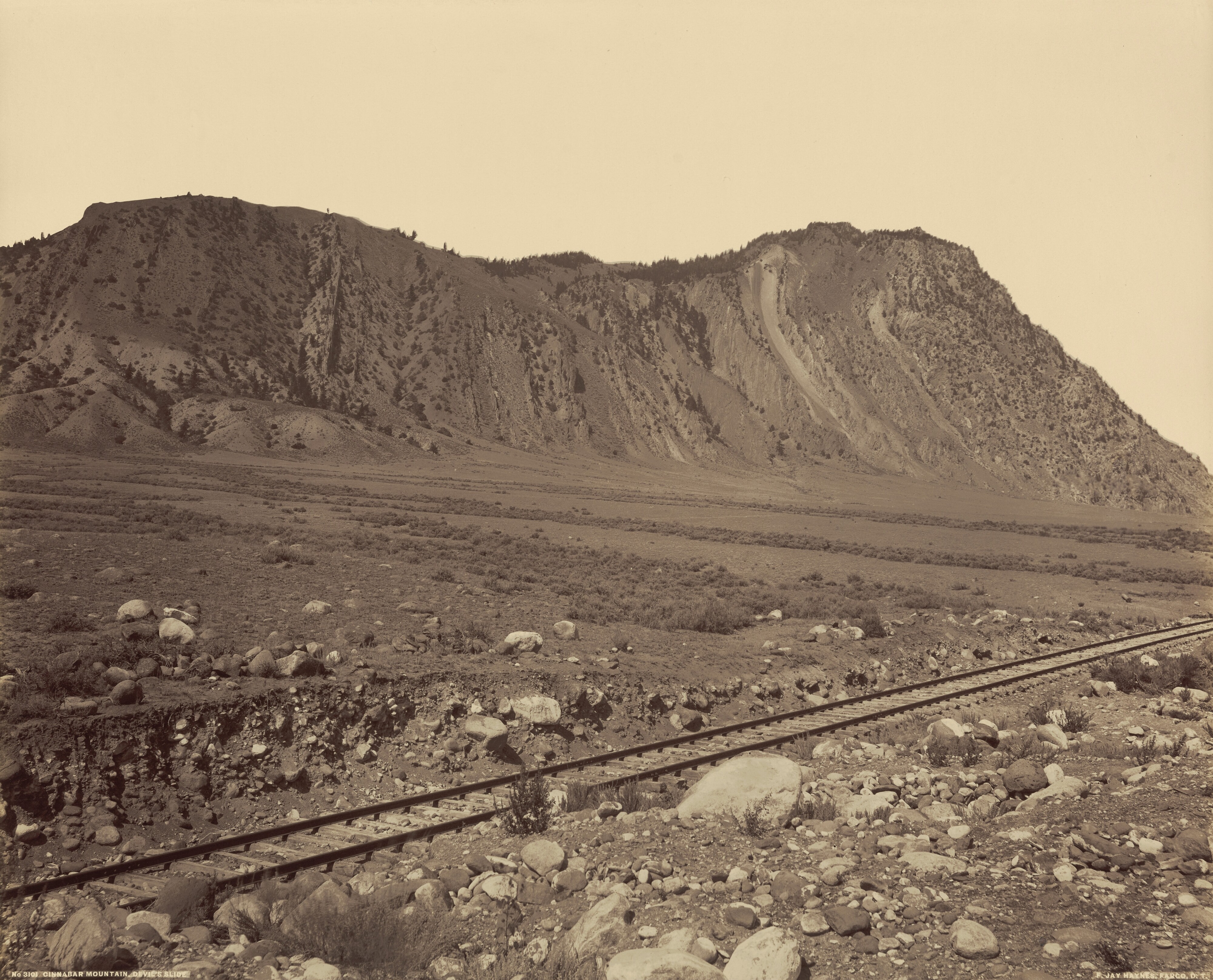 Cinnabar Mountain and Devil's Slide