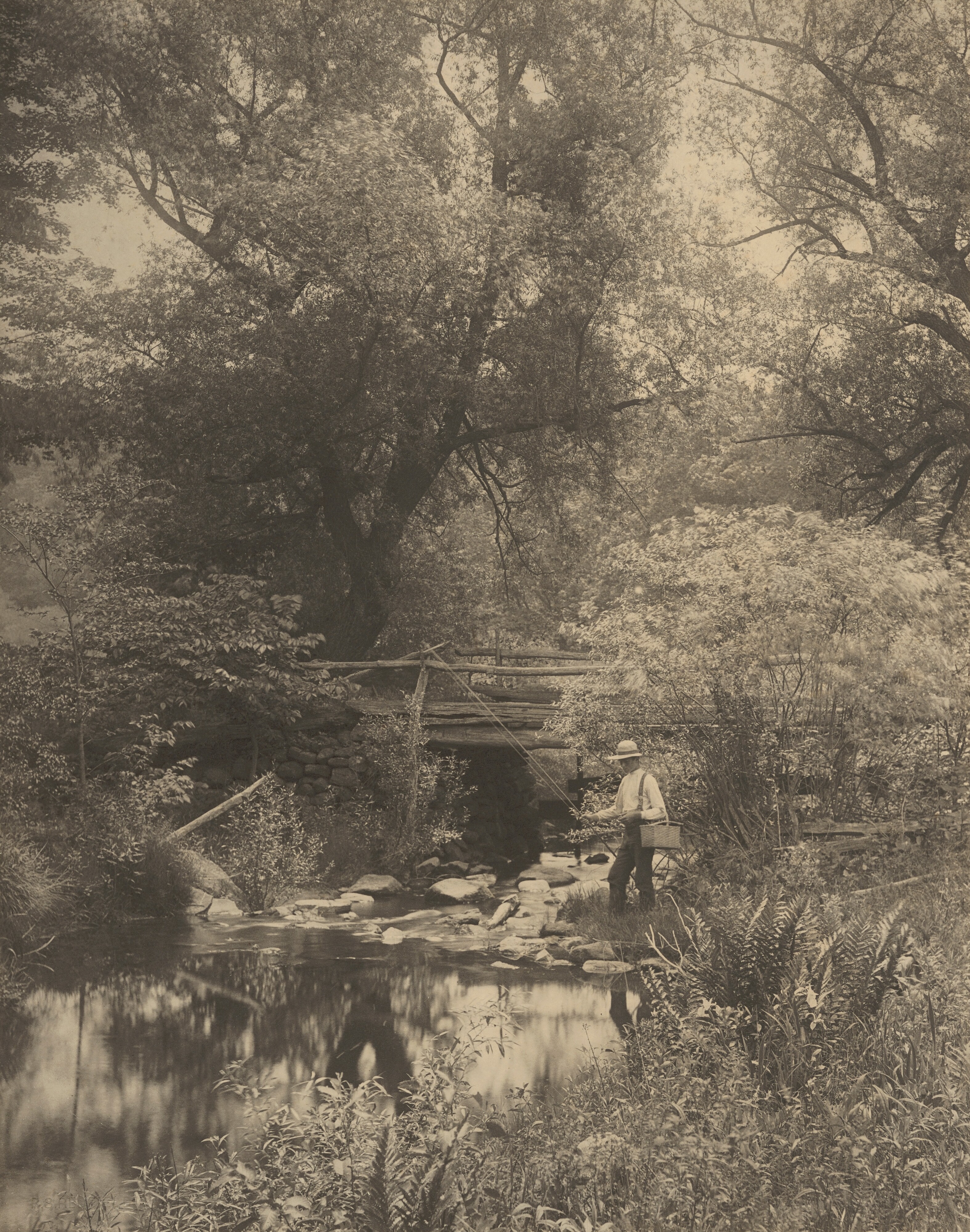 A Morning by the Brook, near Lake Waramaug, Connecticut