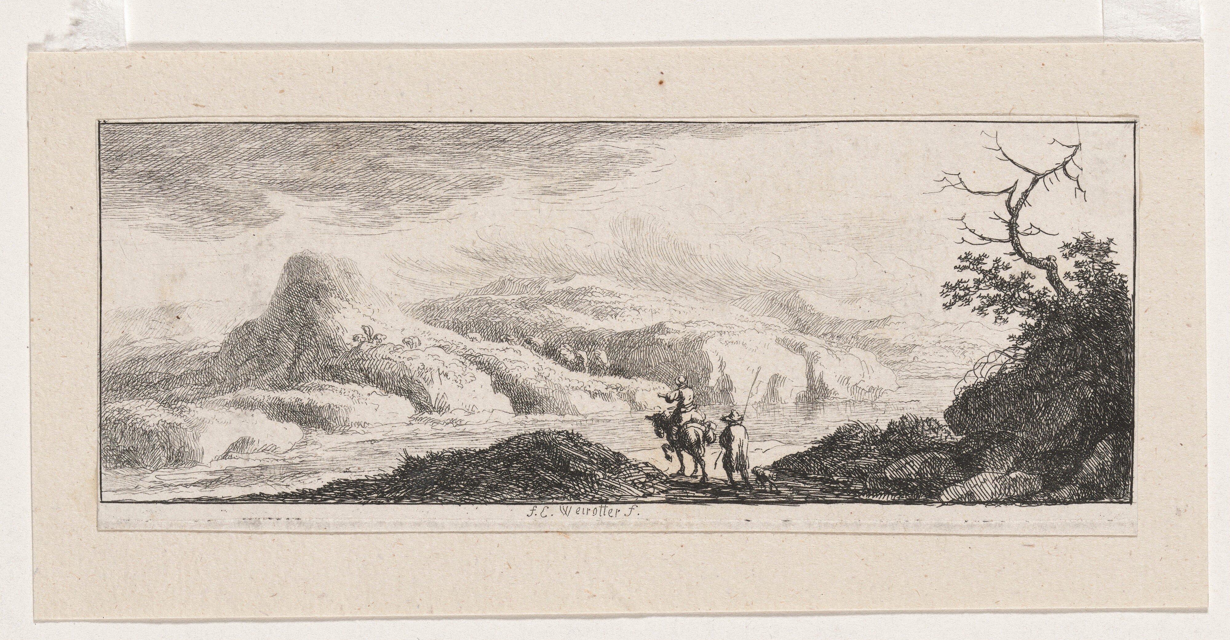 Two Men at the Ford