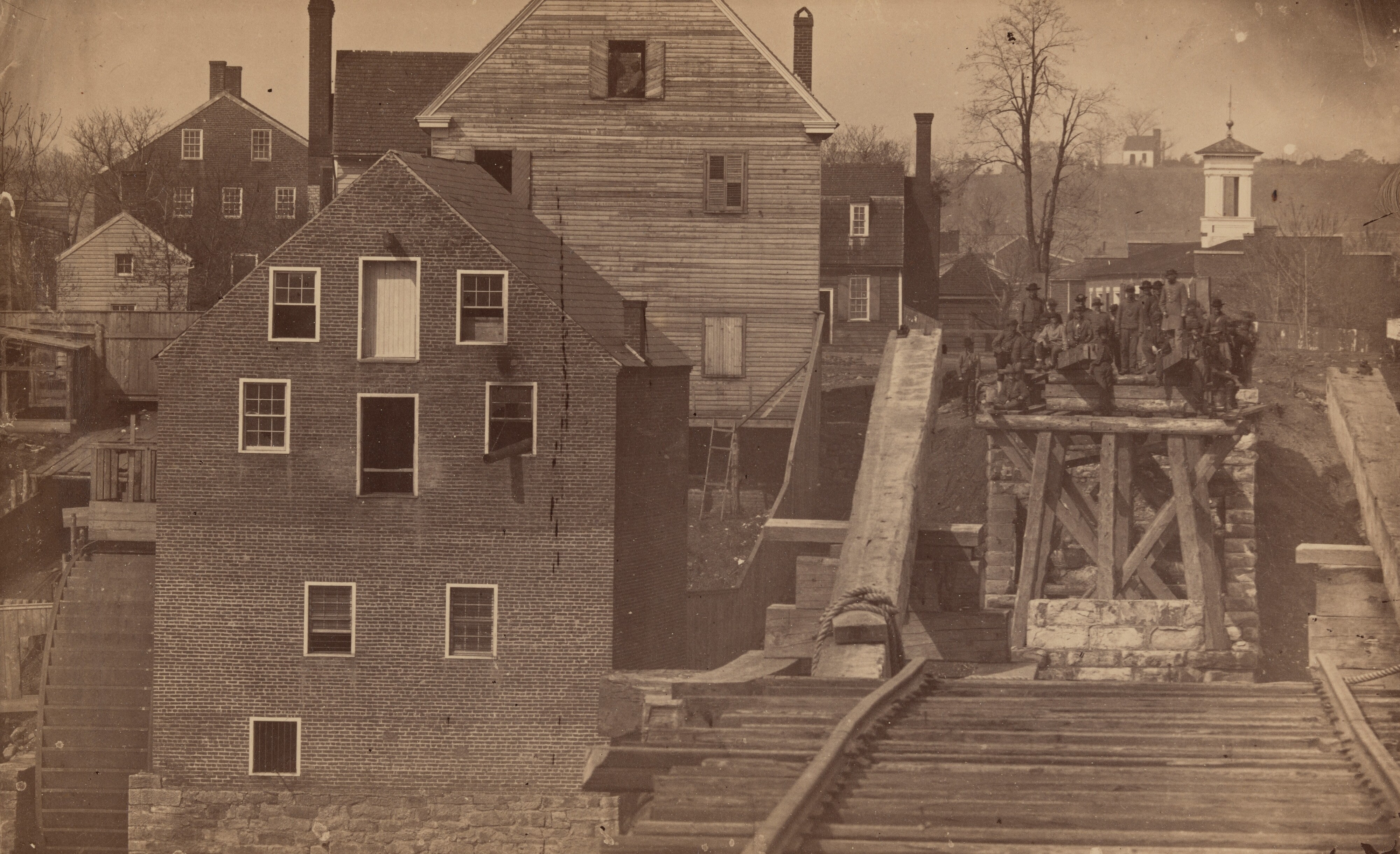 End of the Bridge after Burnside's Attack, Fredericksburg, Virginia