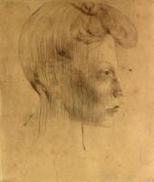 Head of a Woman in Profile (from the Saltimbanques Series)