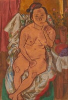 Nude, Resting Her Chin on Her Hand
