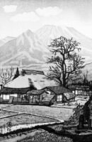Farmhouse at the Foot of Mt. Asama viewed from Nozawamachi from Japanese Landscape