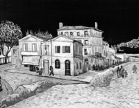 Print after Van Gogh’s Street in Arles (The Yellow House), 1888