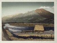 Mt. Asama from the Chikuma River from Japanese Landscapes