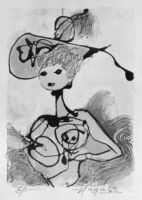 A Dream of Versailles from Series of Lithographs Womanhood
