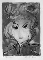 Redhesd from Series of Lithographs Womanhood