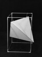 Maquette for DISSYMMETRY Regular Tetrahedron, Platonic Polyhedron