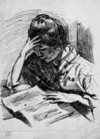 Woman Reading a Book