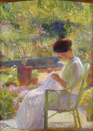 Woman Sewing