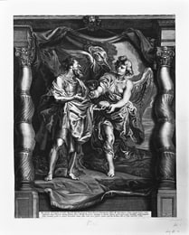 The Prophet Elijah Fed by an Angel (from The Triumph of the Eucharist)