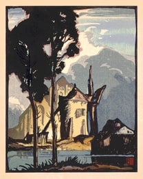 <Ten Woodcuts>: The Mill (Dixmuden)